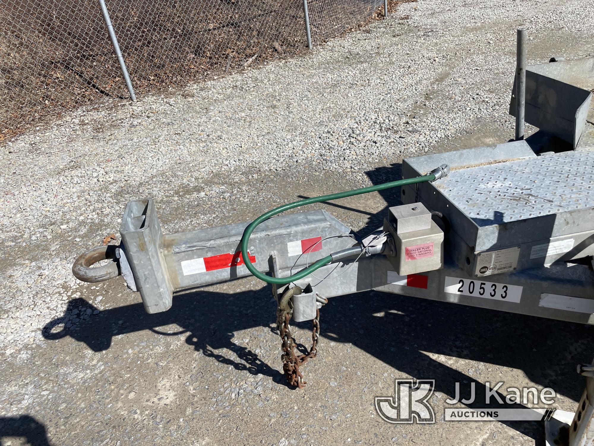 (Shrewsbury, MA) 2013 Sauber 1580 Galvanized T/A Tilt Deck Tagalong Equipment Trailer