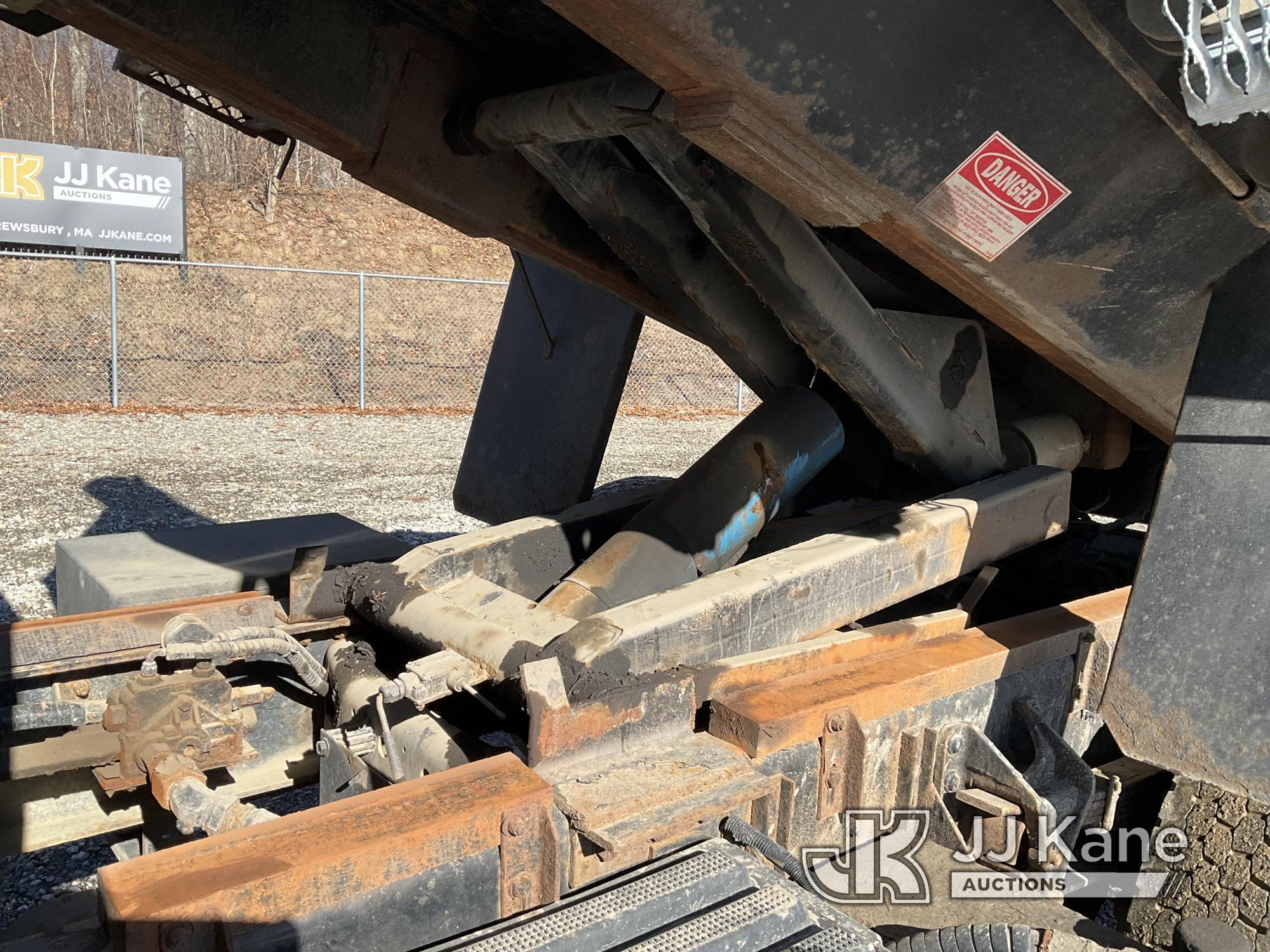 (Shrewsbury, MA) 2016 International 7400 Dump Truck Runs, Moves & Dump Operates) (Check Engine Light