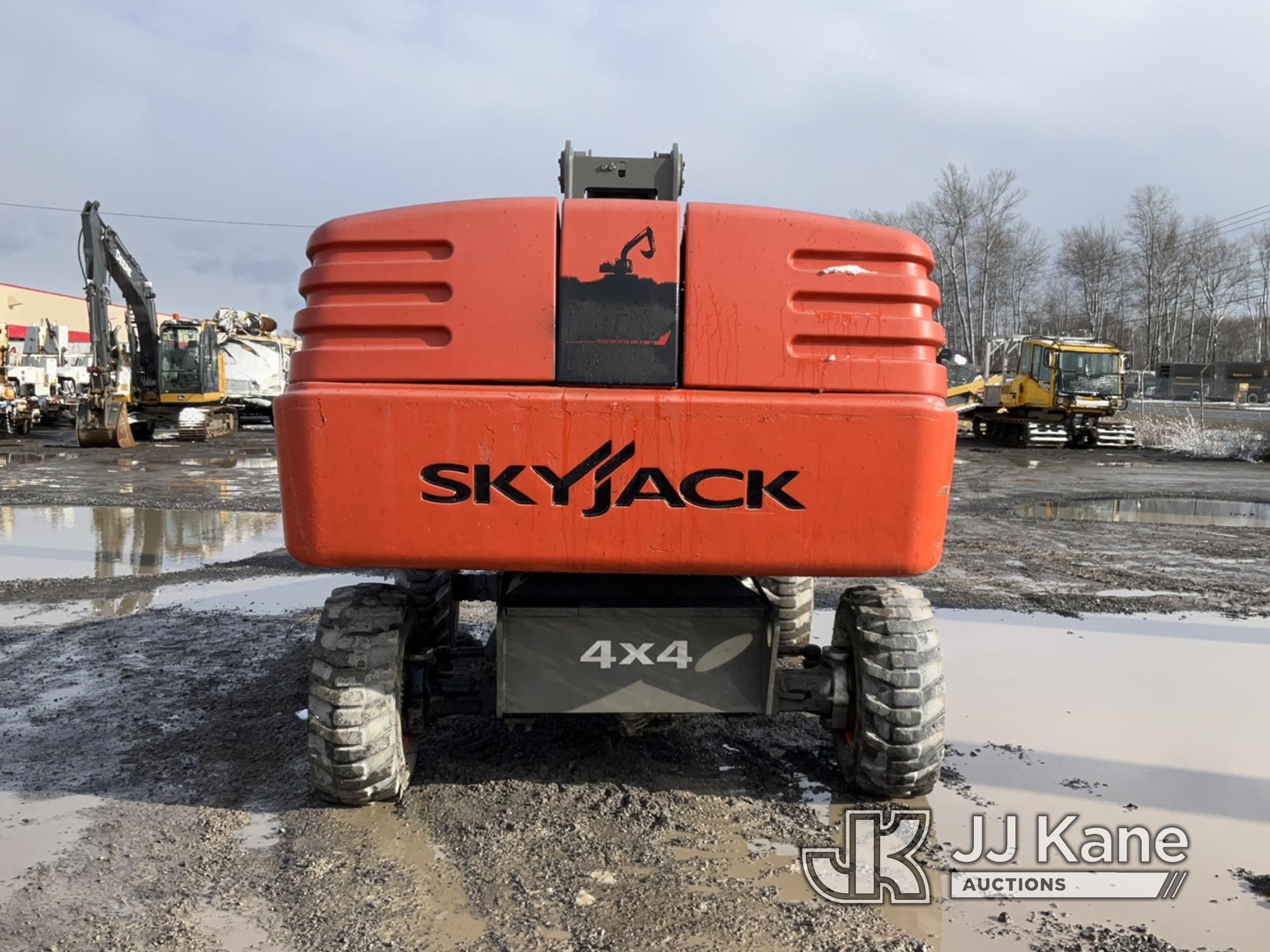 (Rome, NY) 2008 Sky Jack SJ-40T 4x4 Self-Propelled Telescopic Manlift Runs, Moves & Operates, No Ser