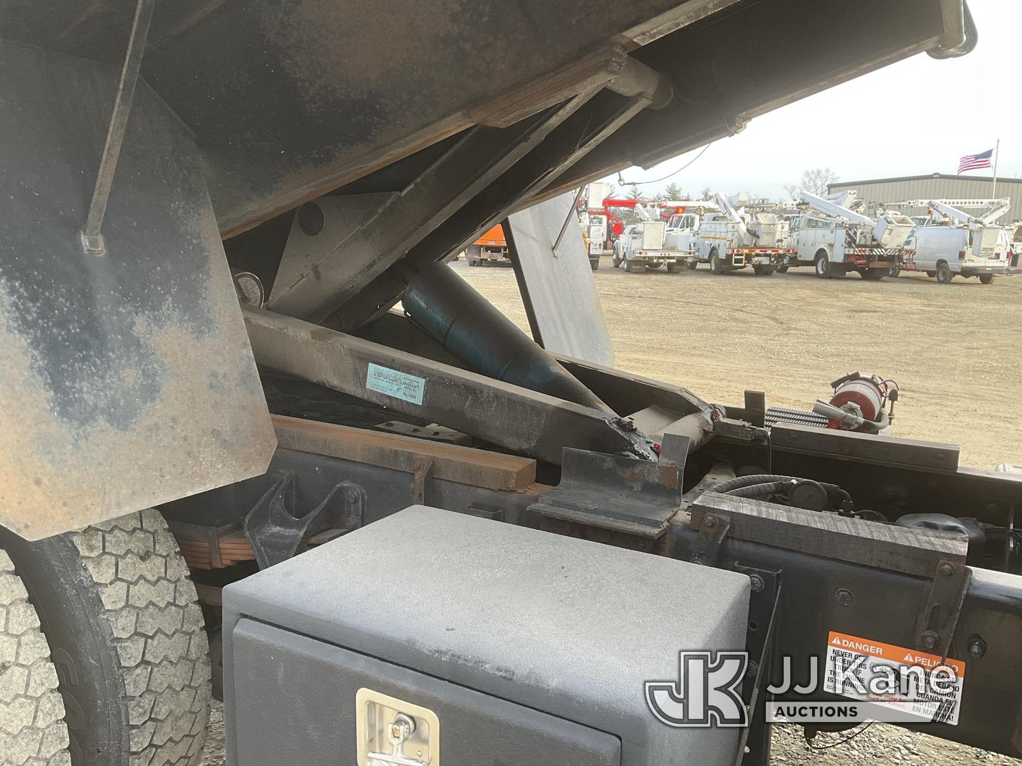 (Shrewsbury, MA) 2016 International 7400 Dump Truck Runs, Moves & Dump Operates) (Check Engine Light