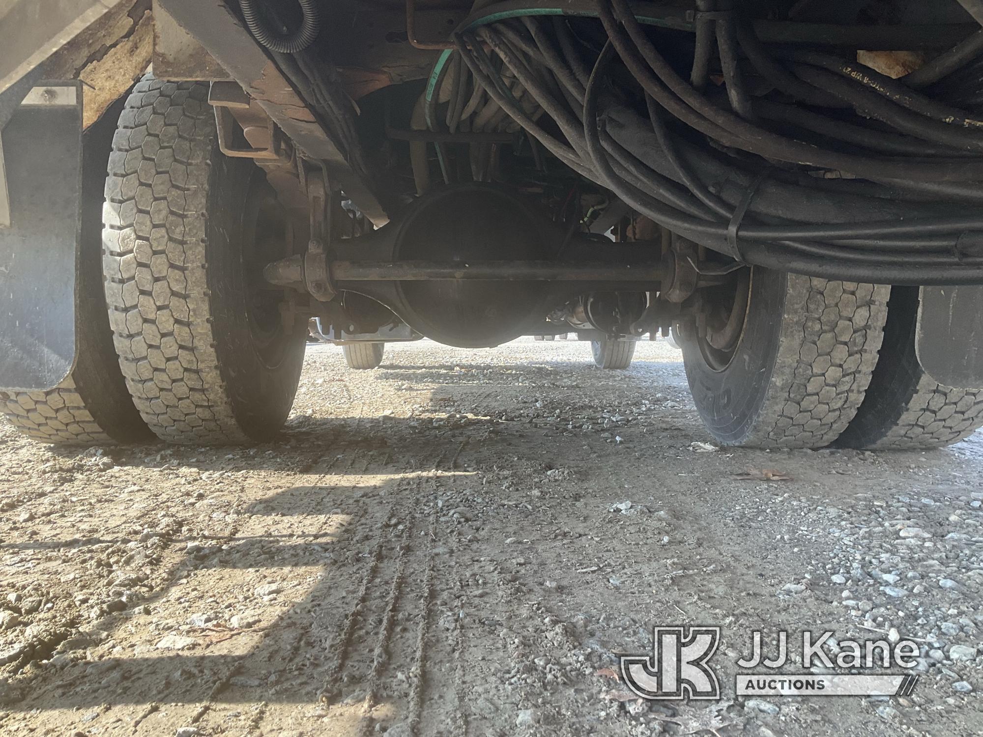 (Shrewsbury, MA) HiRanger HR52-MH, Material Handling Bucket Truck rear mounted on 2012 Freightliner