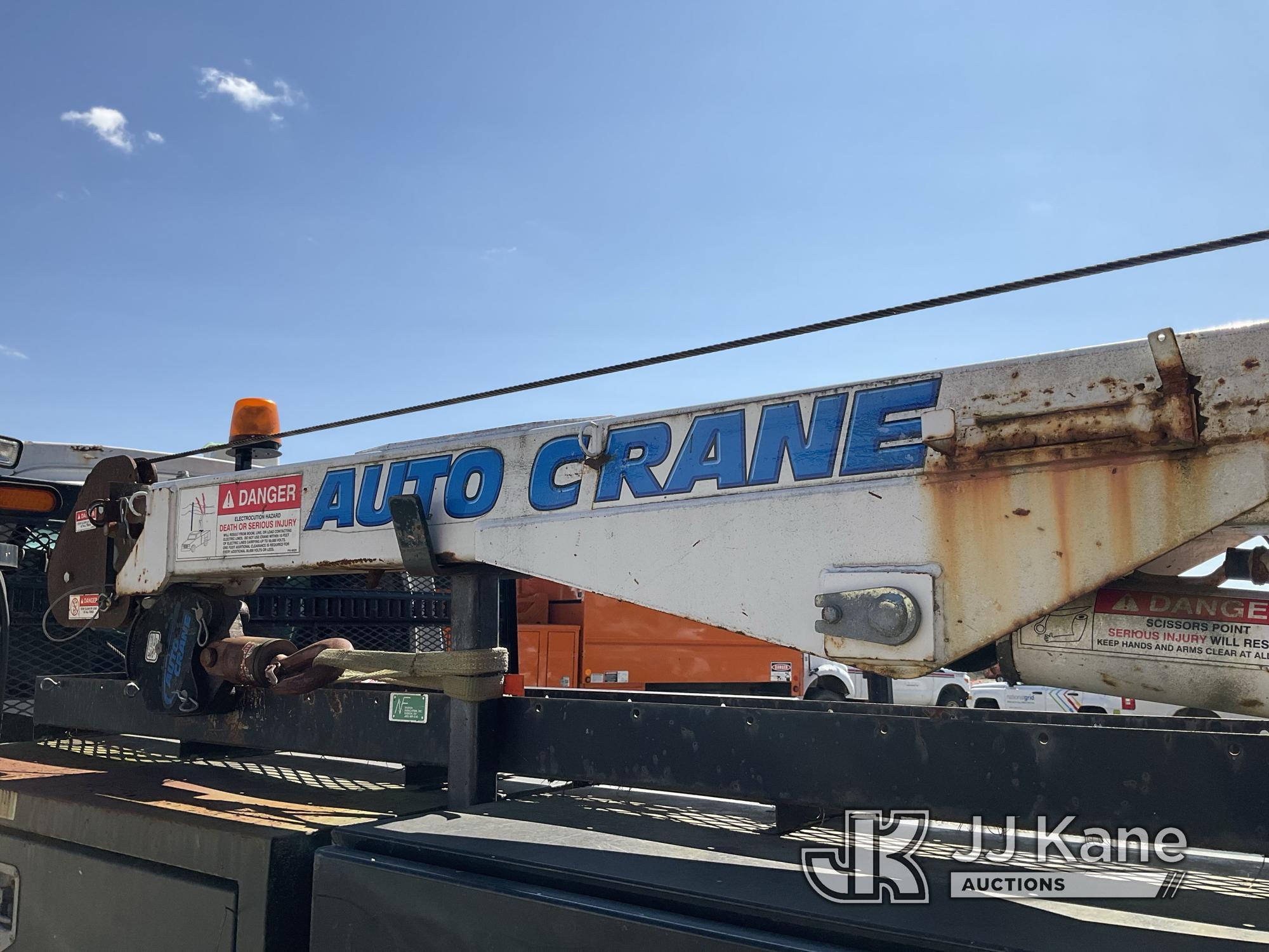 (Shrewsbury, MA) 2006 Chevrolet C4500 Flatbed Truck Not Running, Cranks, Drivetrain & Crane Conditio