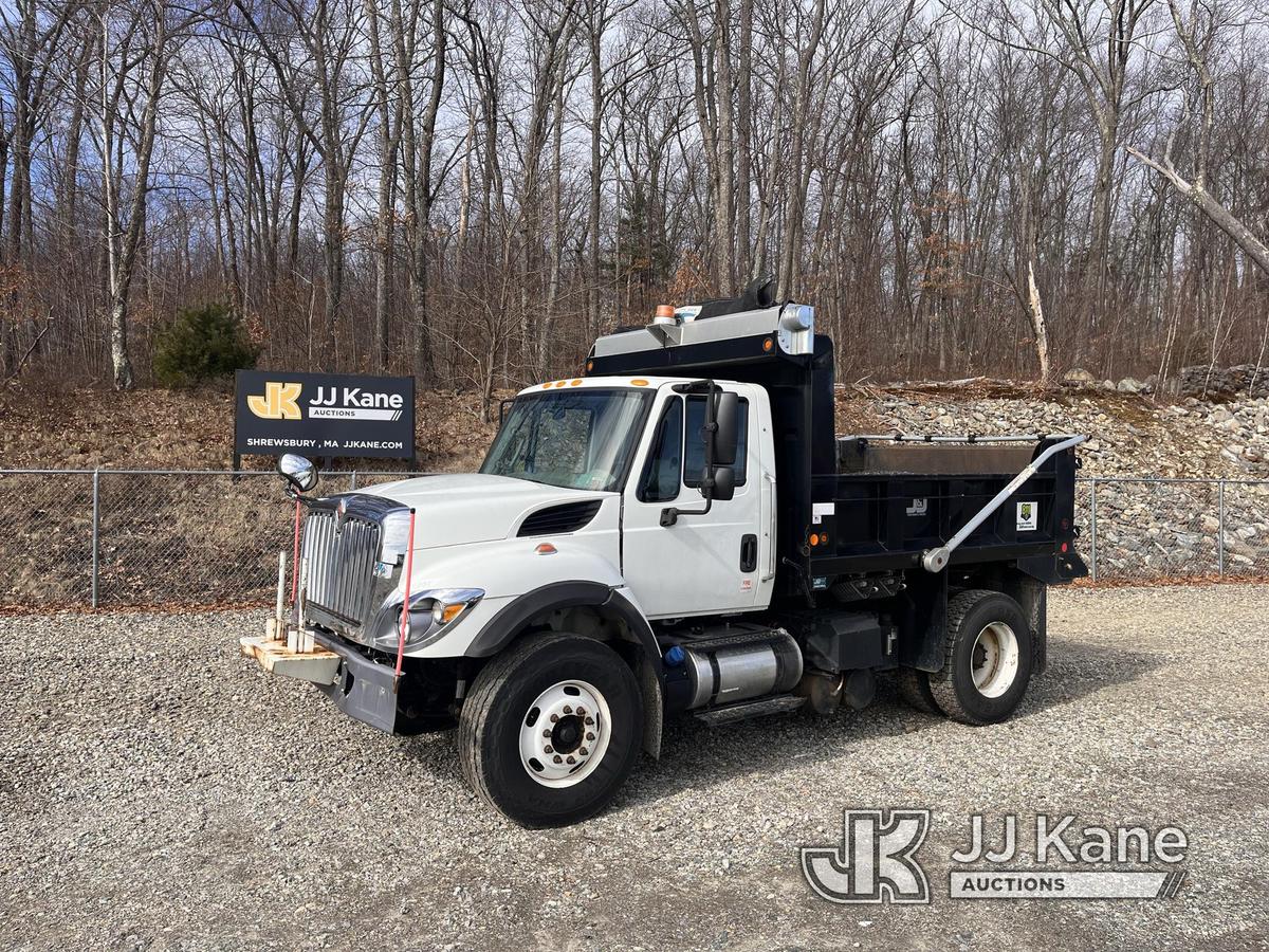 (Shrewsbury, MA) 2016 International 7400 Dump Truck Runs, Moves & Dump Operates) (Rust Damage