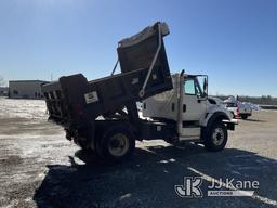 (Shrewsbury, MA) 2016 International 7400 Dump Truck Runs, Moves & Dump Operates) (Check Engine Light