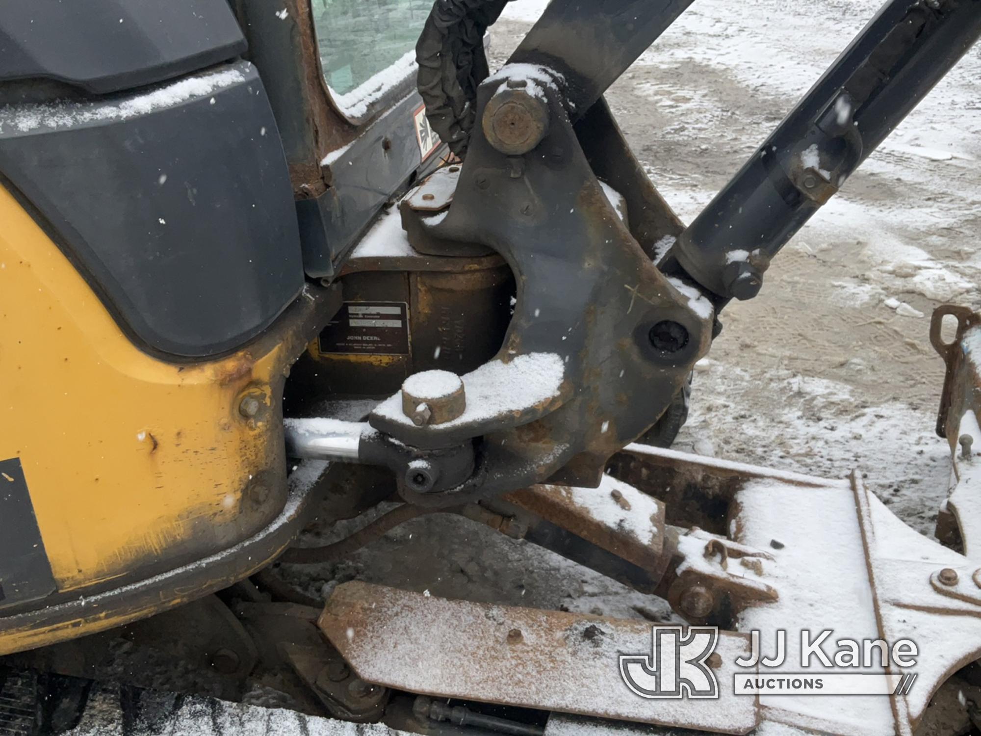 (Rome, NY) 2016 John Deere 35G Mini Hydraulic Excavator Runs, Moves & Operates, Body & Rust Damage,