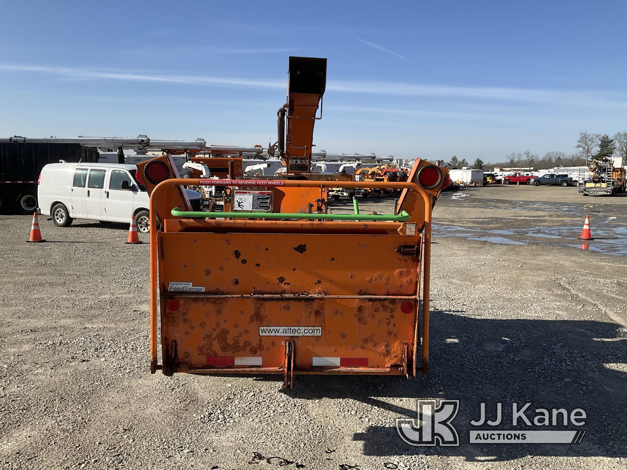 (Shrewsbury, MA) 2015 Altec DRM12 Chipper (12in Drum) Runs) (Operating Condition Unknown, Rust Damag