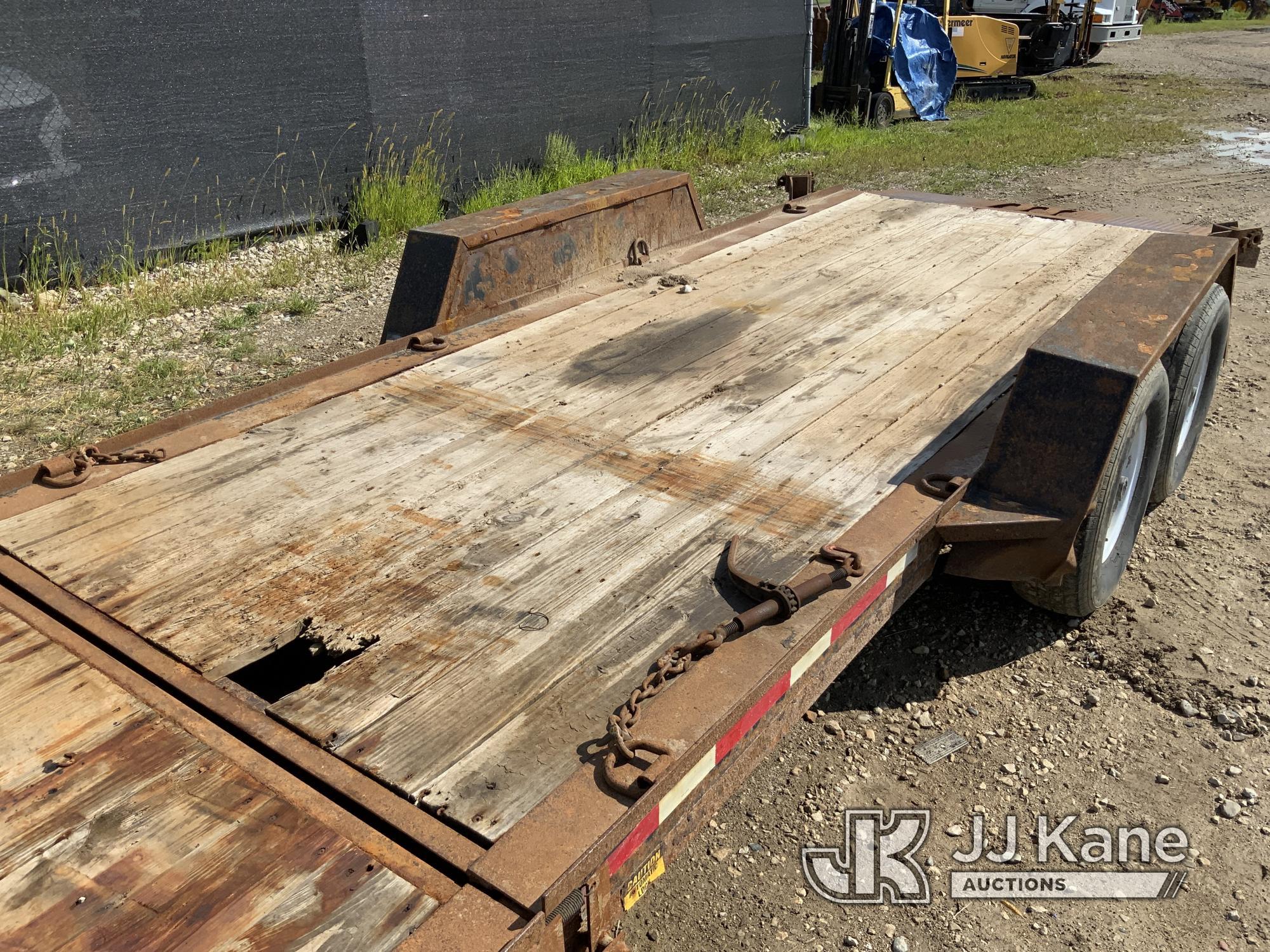 (Charlotte, MI) 2012 Redi Haul FSL1627E-102 T/A Tilt Deck Tagalong Equipment Trailer