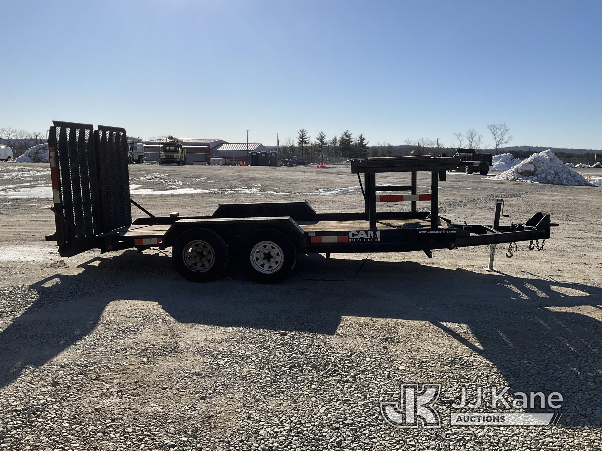 (Shrewsbury, MA) 2010 Cam Superline 3CAM16 T/A Tagalong Equipment Trailer Missing Trailer Plug