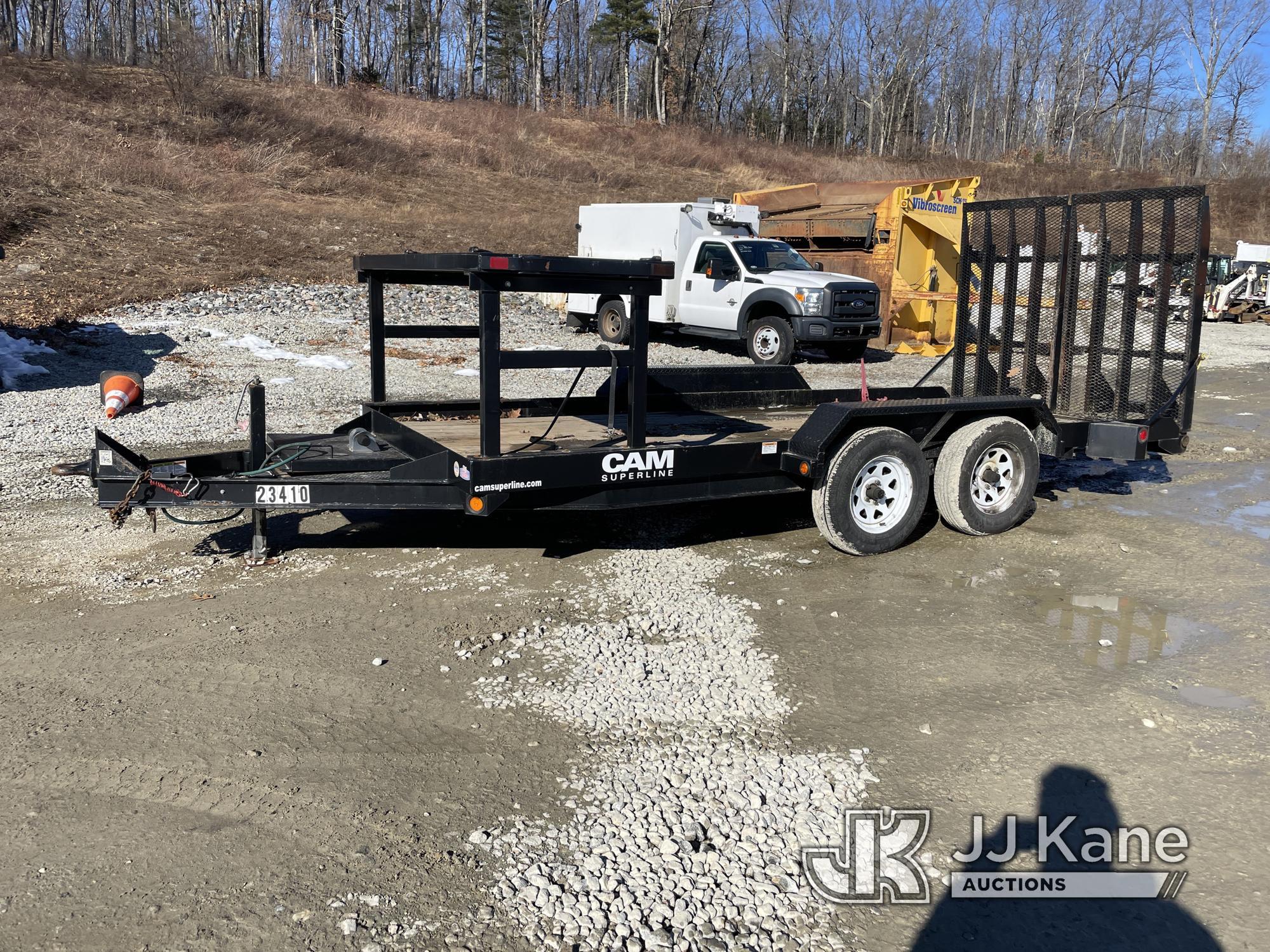 (Shrewsbury, MA) 2015 Cam Superline 3CAM16 T/A Tagalong Equipment Trailer