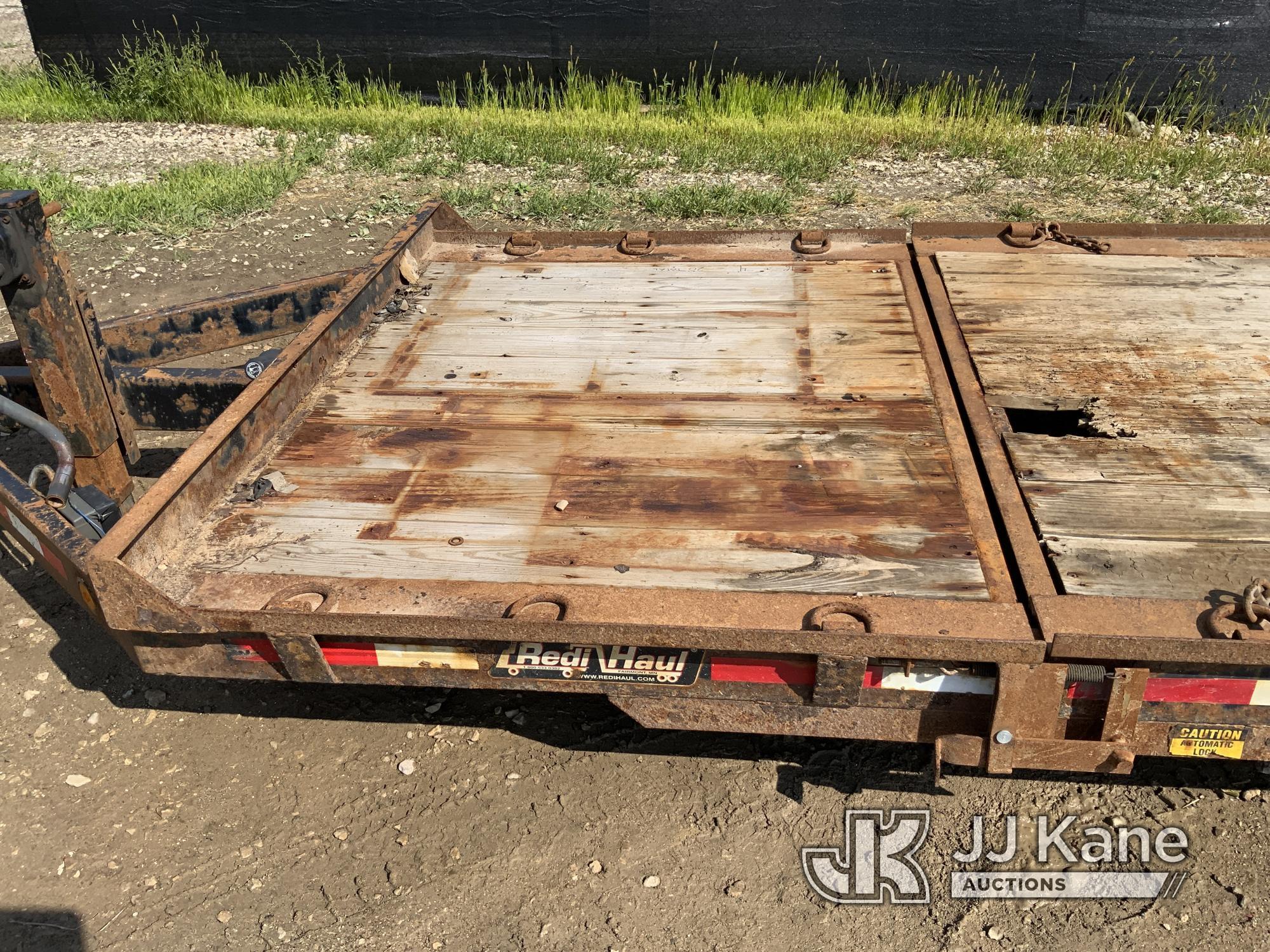 (Charlotte, MI) 2012 Redi Haul FSL1627E-102 T/A Tilt Deck Tagalong Equipment Trailer