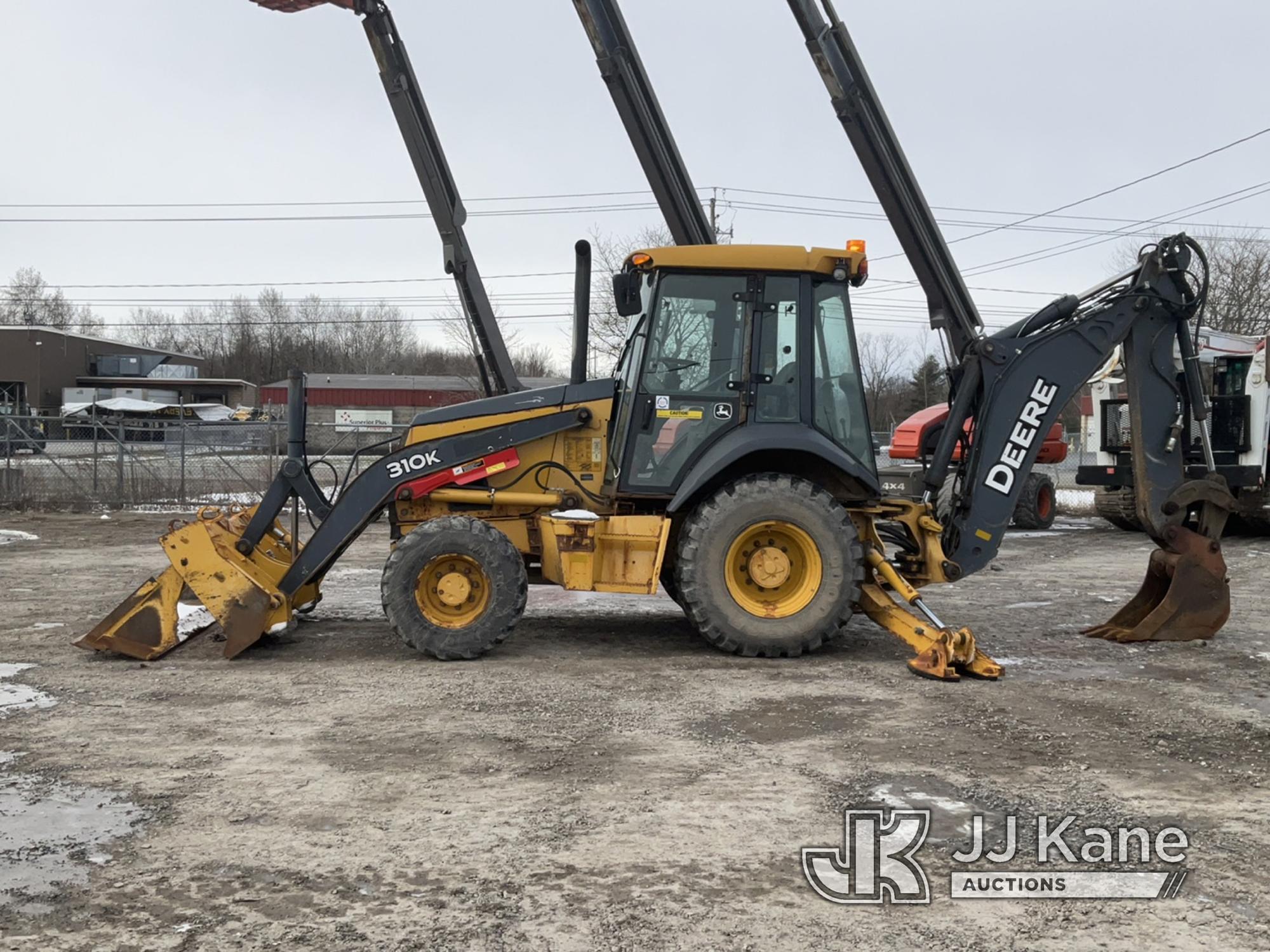 (Rome, NY) 2015 John Deere 310K 4x4 Tractor Loader Backhoe No Title) (Runs & Operates