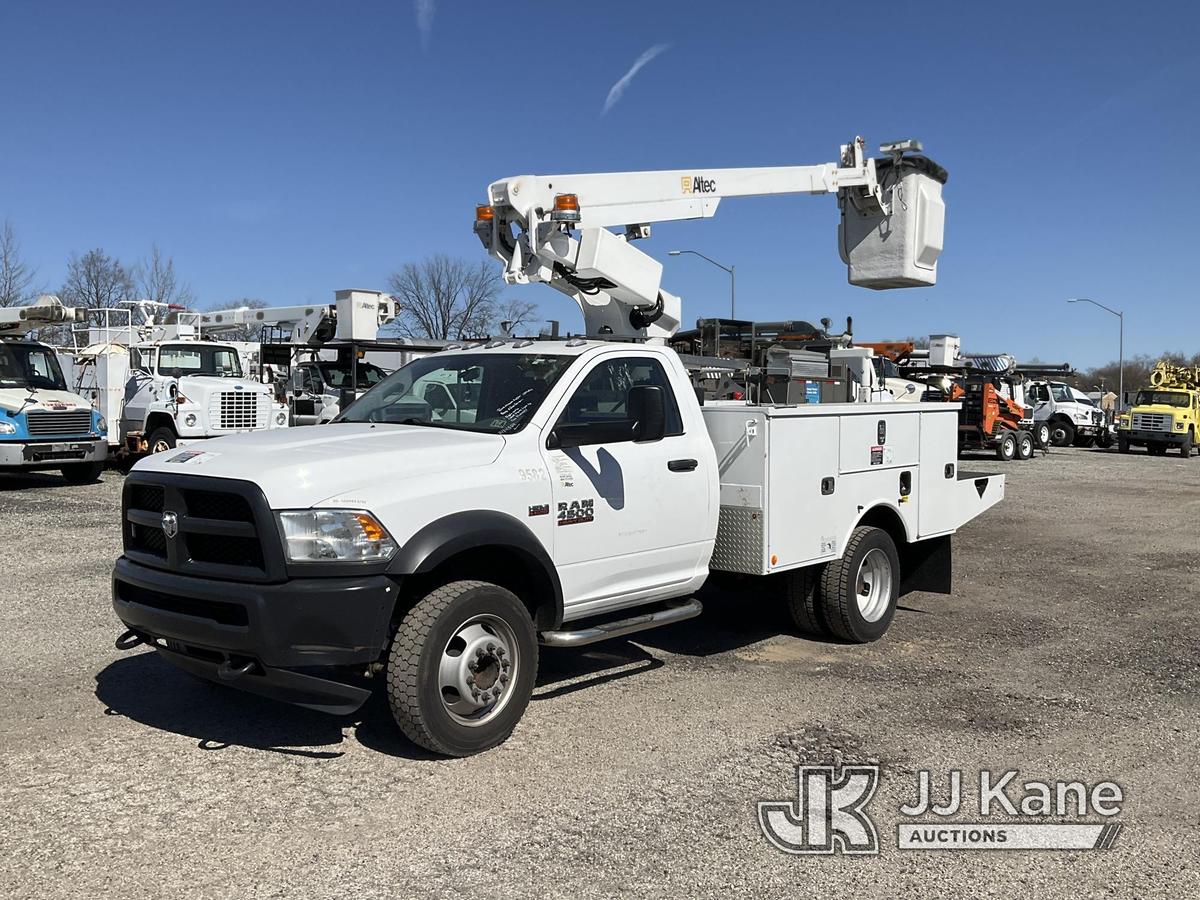 (Plymouth Meeting, PA) Altec AT200A, Telescopic Bucket Truck mounted behind cab on 2016 RAM 4500 Ser
