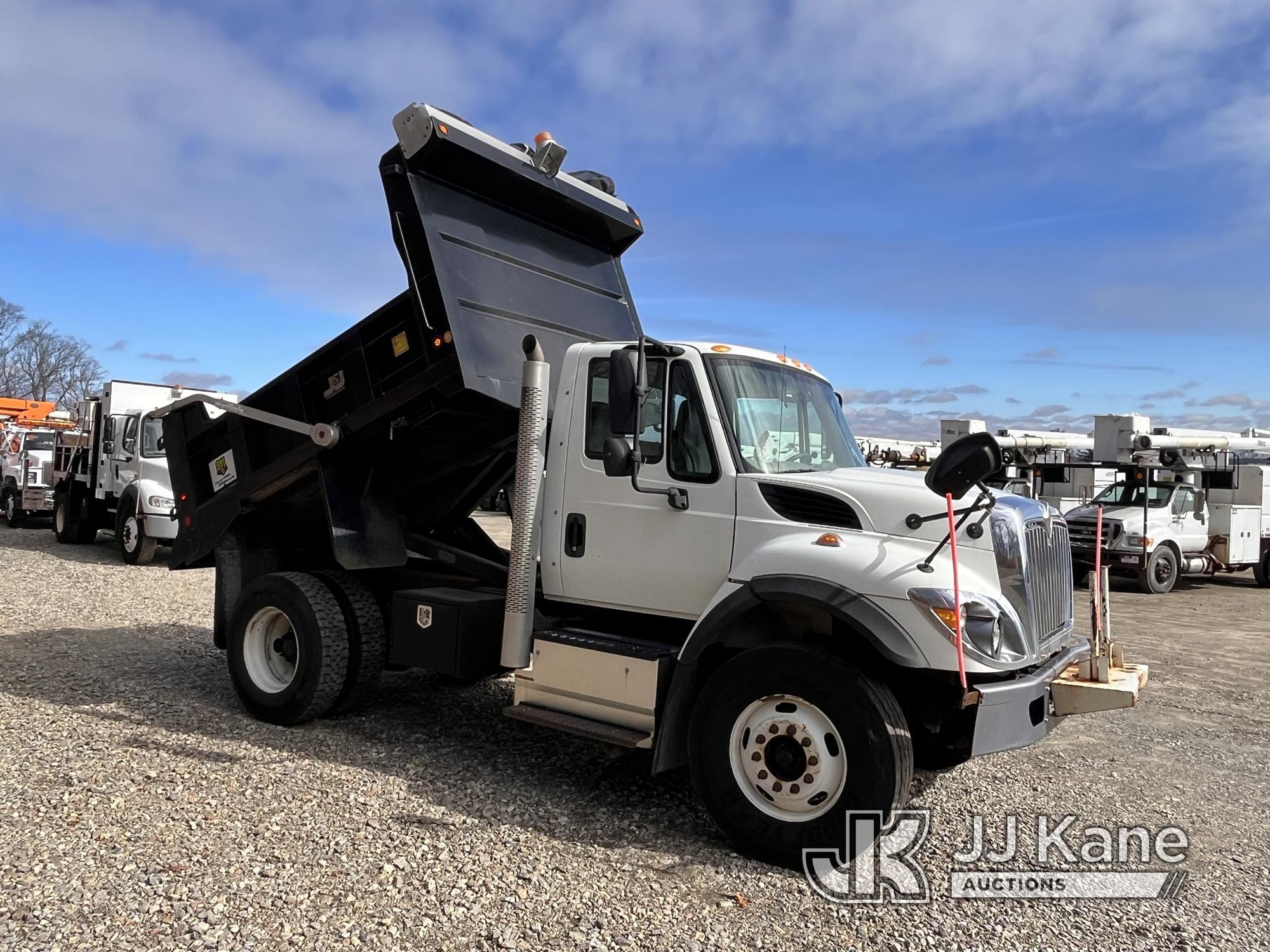 (Shrewsbury, MA) 2016 International 7400 Dump Truck Runs, Moves & Dump Operates) (Rust Damage