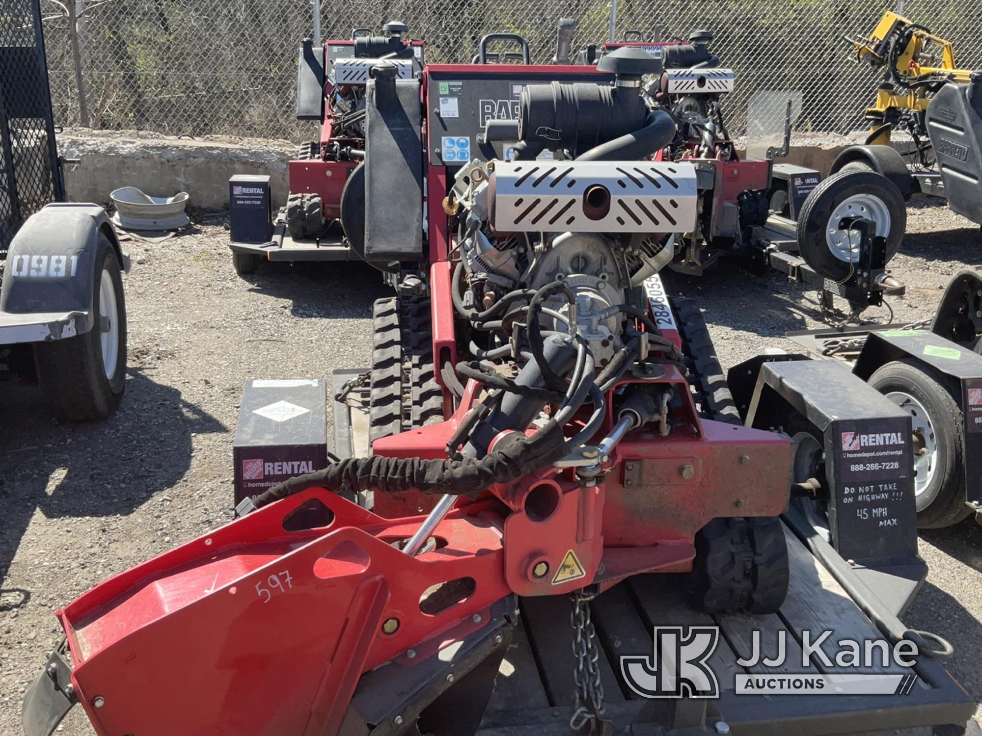 (Plymouth Meeting, PA) 2019 Barreto 30SG Walk-Behind Crawler Stump Grinder No Title For support Trai