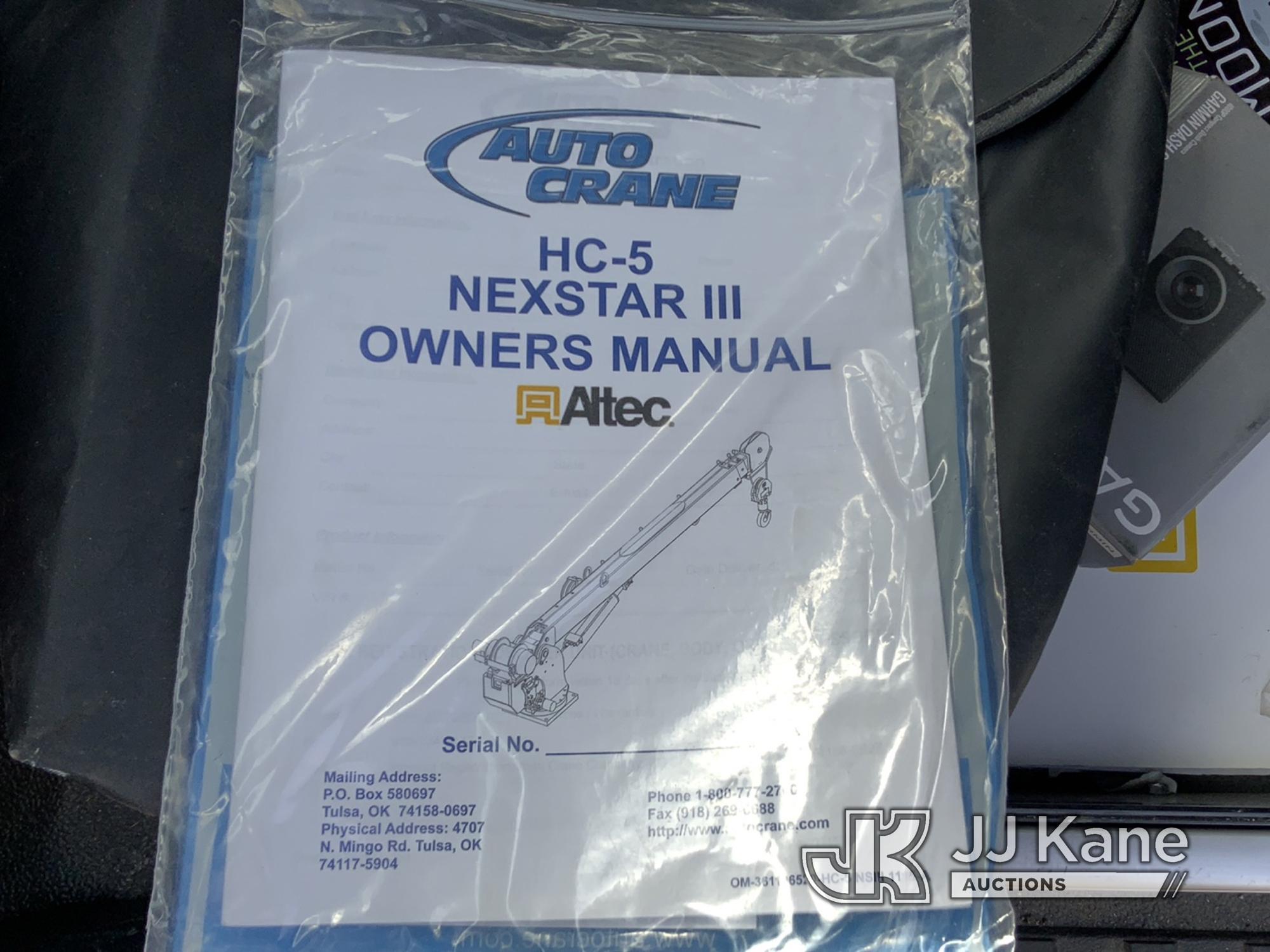 (Charlotte, MI) Autocrane HC5, Material Crane rear mounted on 2019 Ford F550 Mechanics Service Truck