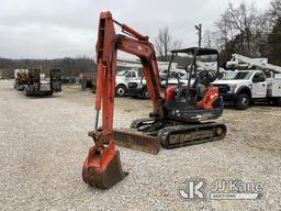 (Paoli, IN) Kubota KX121-3ST Mini Hydraulic Excavator Runs, Moves & Operates