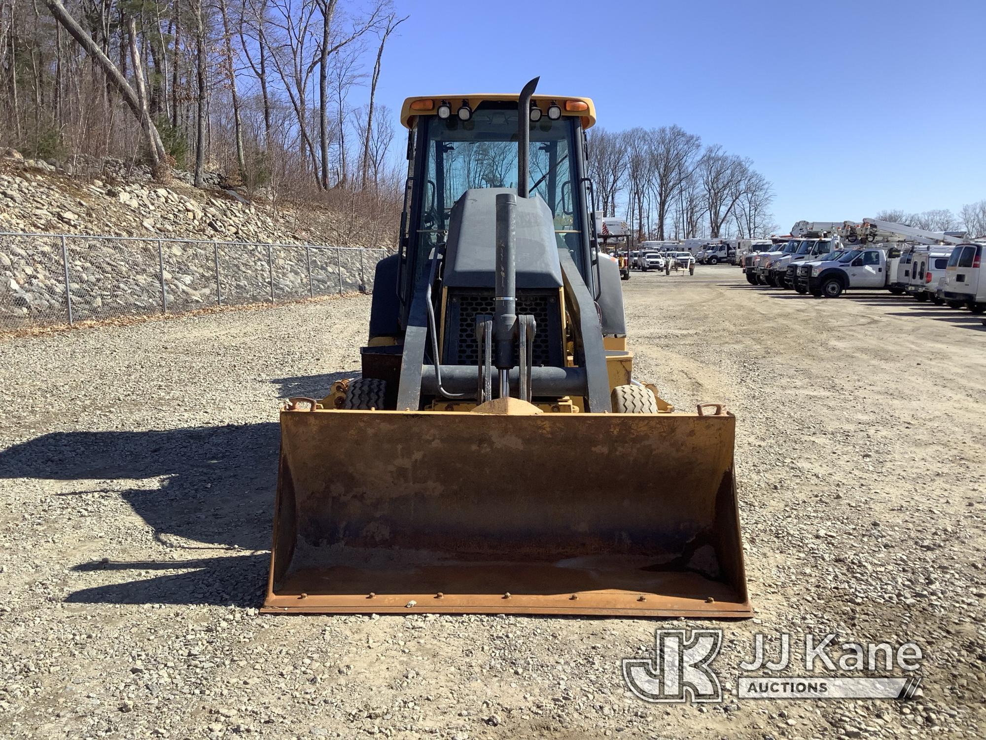 (Shrewsbury, MA) 2011 John Deere 310SJ Tractor Loader Backhoe No Title) (Runs, Moves & Operates) (Ba