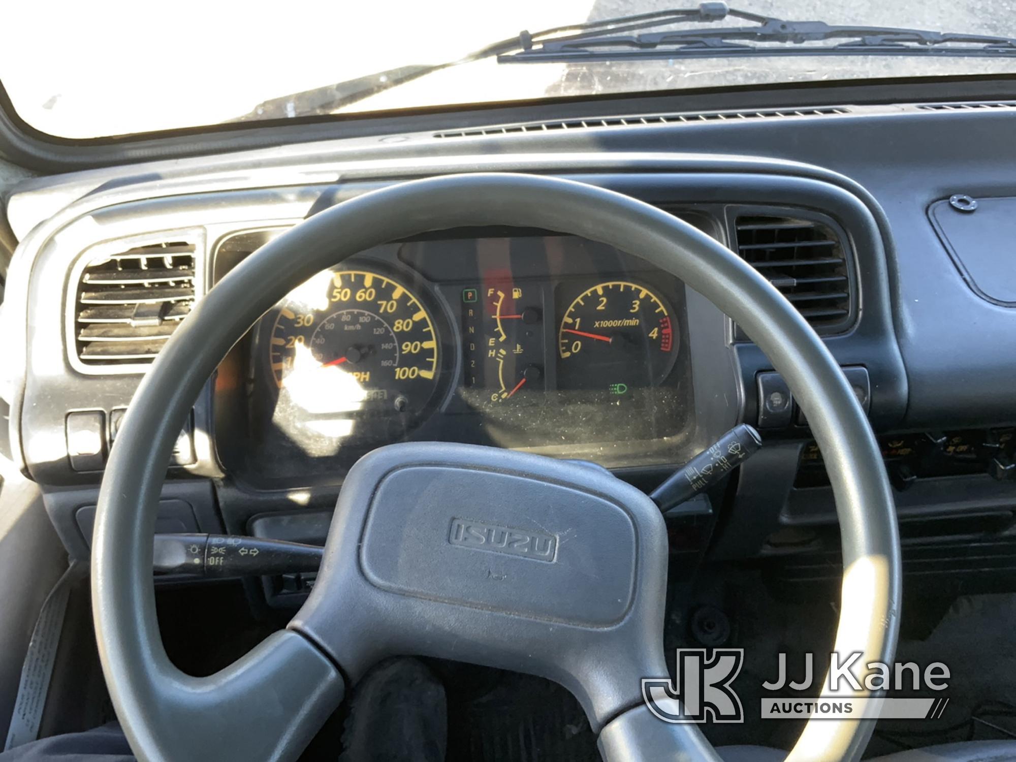 (Charlotte, MI) 2006 Isuzu NPR Spray Truck Runs, Moves, Jump To Start