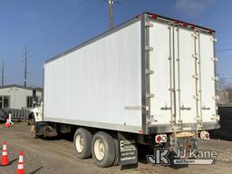 (Charlotte, MI) 2009 International 7600 Refrigerated Van Body Truck Runs, Moves, Key Broken Off In I