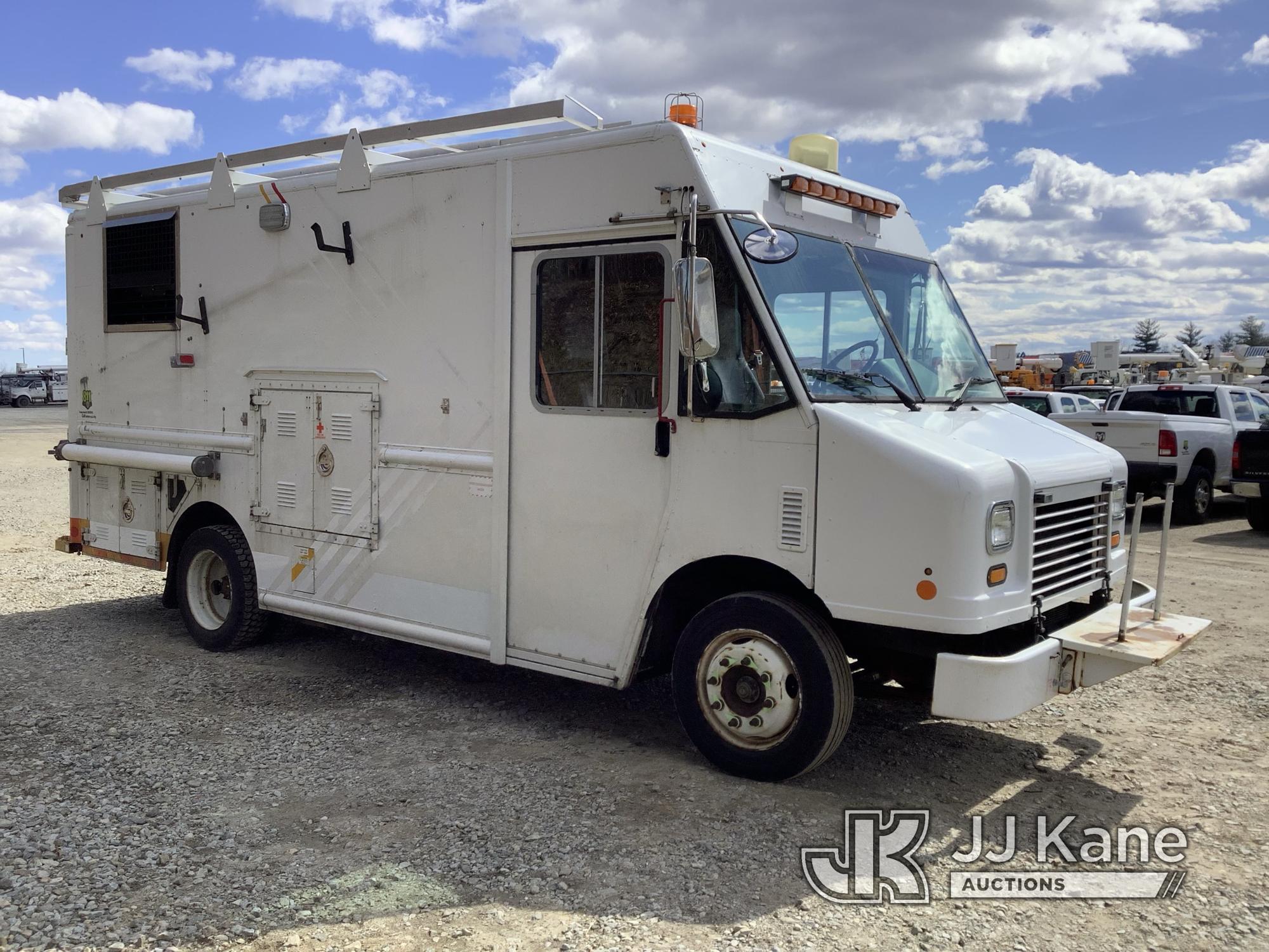 (Shrewsbury, MA) 2016 Freightliner MT45 Step Van Runs & Moves) (Generator Runs, Rust Damage