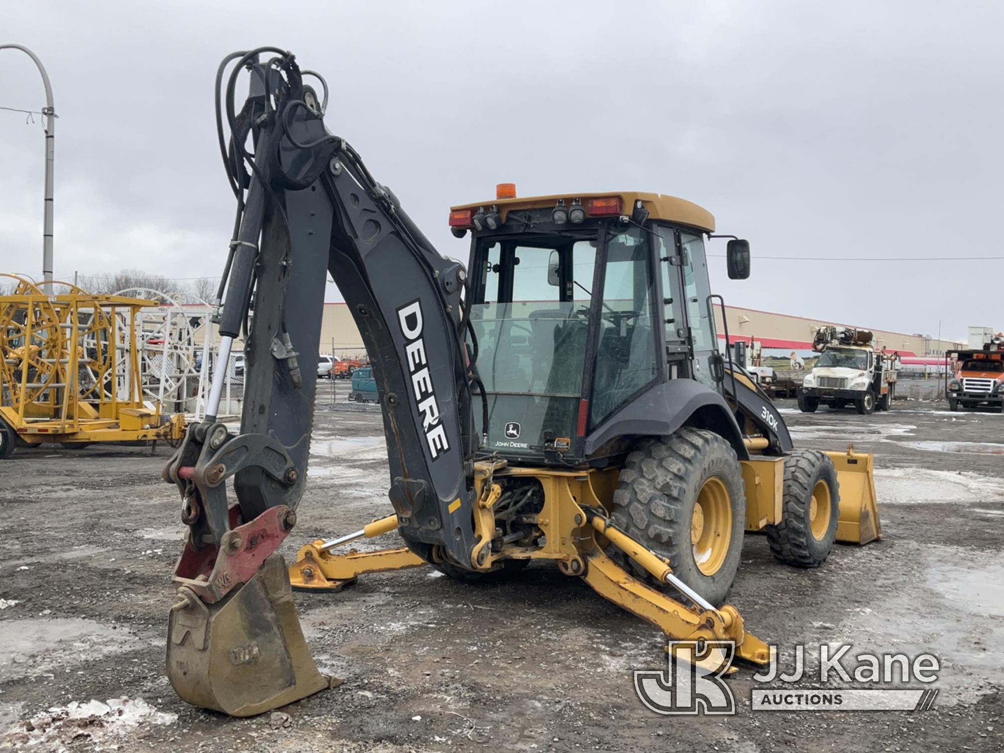 (Rome, NY) 2014 John Deere 310K 4x4 Tractor Loader Backhoe No Title) (Runs & Operates