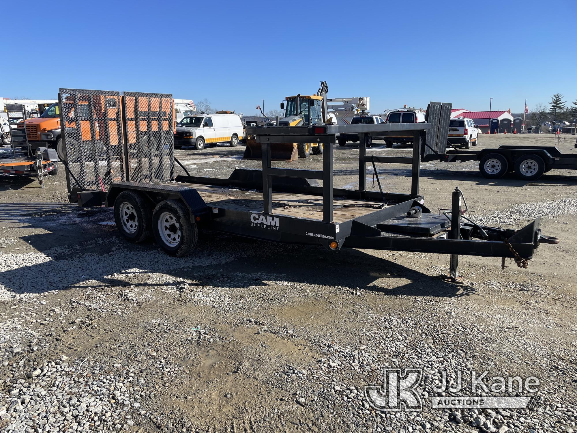 (Shrewsbury, MA) 2015 Cam Superline 3CAM16 T/A Tagalong Equipment Trailer