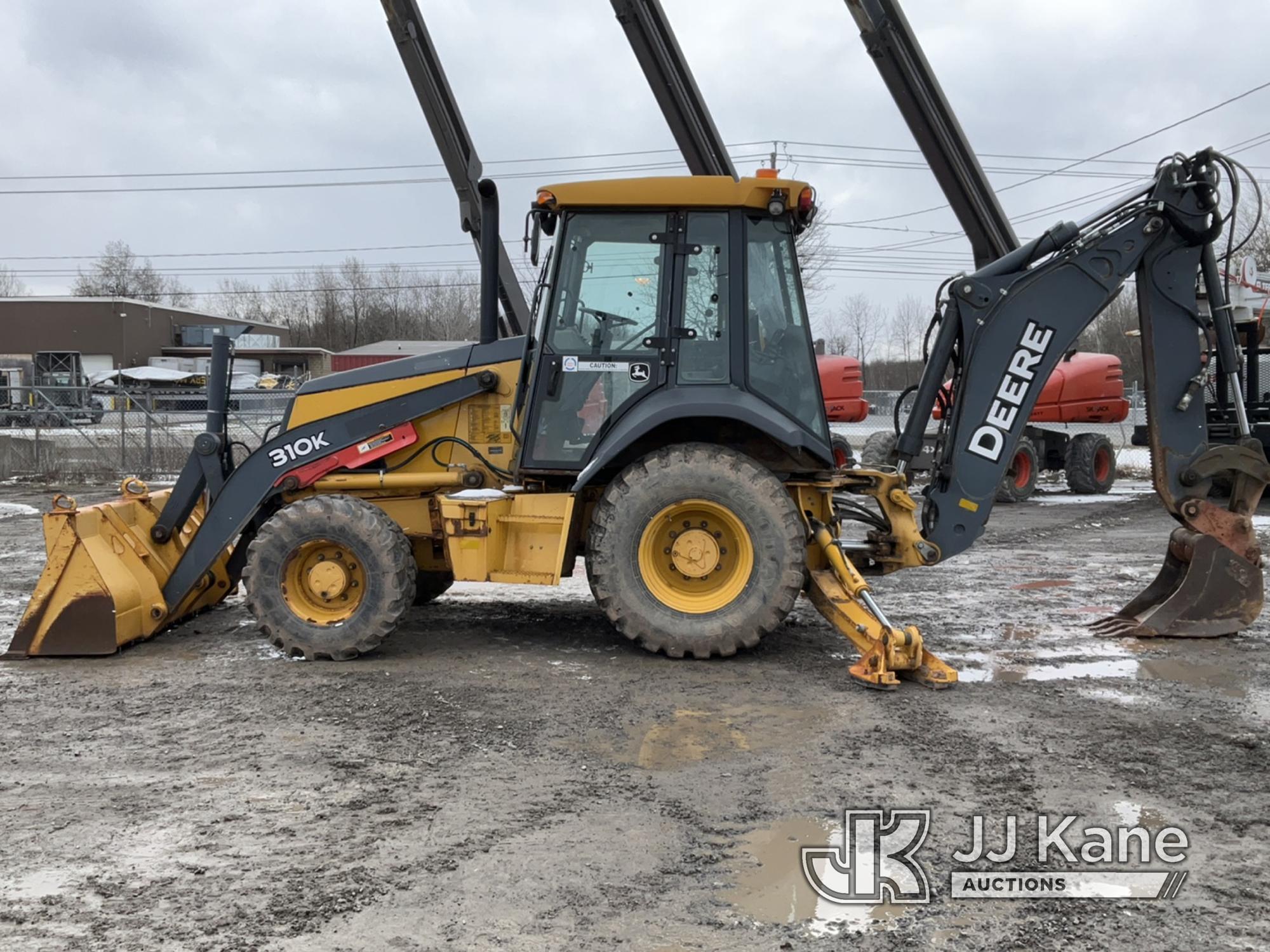 (Rome, NY) 2015 John Deere 310K 4x4 Tractor Loader Backhoe No Title) (Runs & Operates