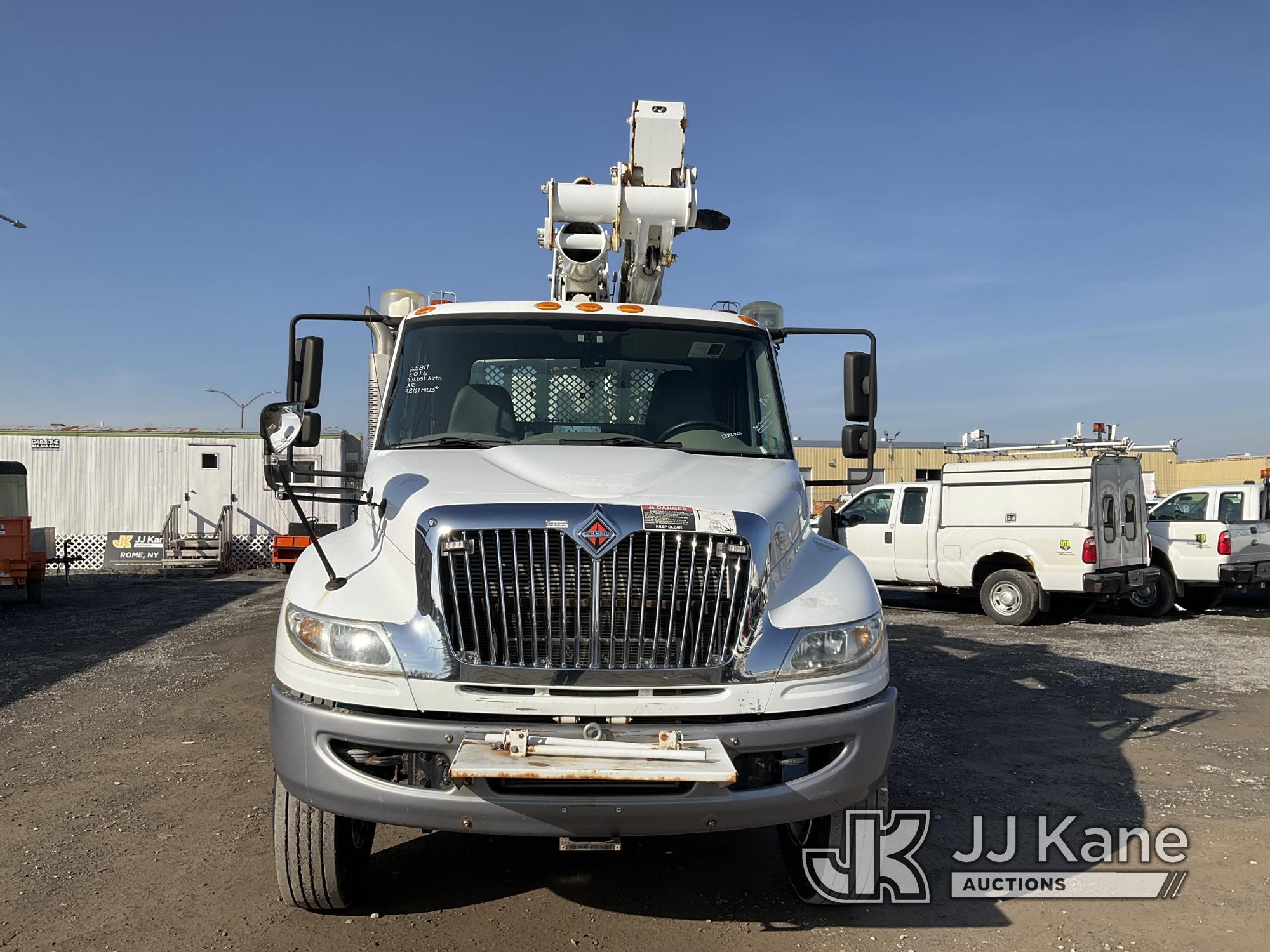 (Rome, NY) Altec TA41M, Articulating & Telescopic Bucket Truck mounted behind cab on 2016 Internatio