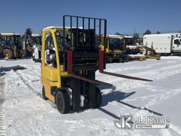 (Rome, NY) 2013 Hyster H40FTS Cushion Tired Forklift Runs & Operates, LPG Tank Not In Sale