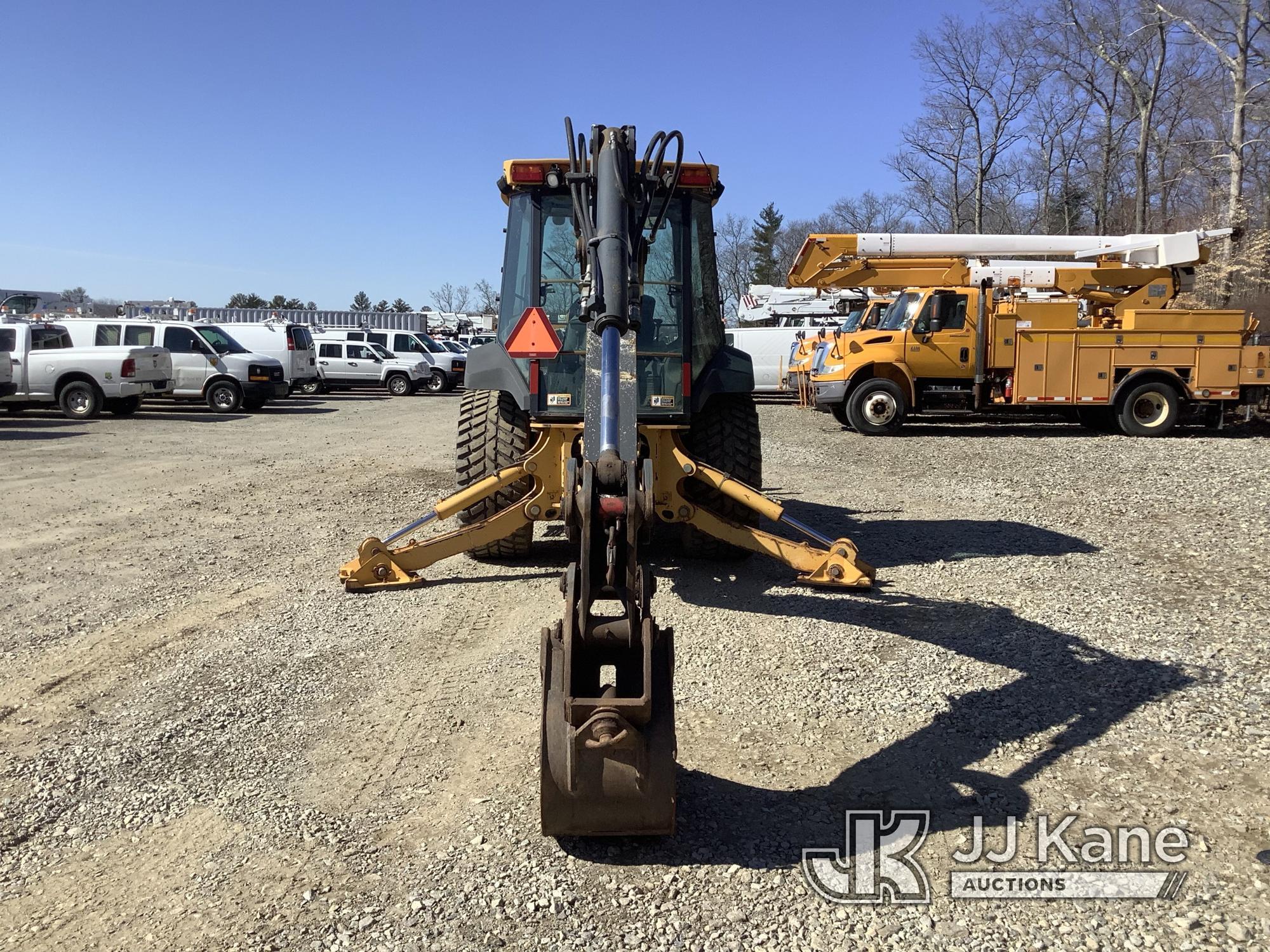 (Shrewsbury, MA) 2011 John Deere 310SJ Tractor Loader Backhoe No Title) (Runs, Moves & Operates) (Ba