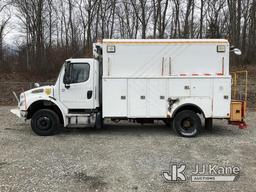 (Shrewsbury, MA) 2014 Freightliner M2 106 Enclosed Utility/Air Compressor Truck Runs & Moves) (Compr