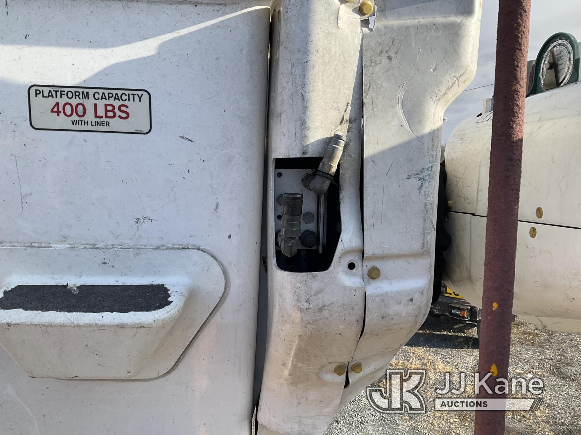 (Rome, NY) Altec AN55-OC, Material Handling Bucket Truck rear mounted on 2014 Freightliner M2 106 4x