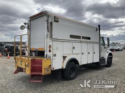 (Shrewsbury, MA) 2014 Freightliner M2 106 Enclosed Utility/Air Compressor Truck Runs & Moves) (Compr