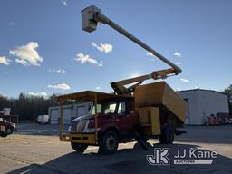 (Wells, ME) Altec LR7-60, Over-Center Bucket Truck mounted behind cab on 2014 International 4300 Chi
