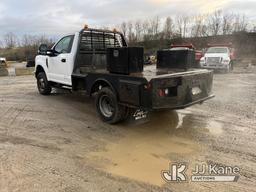 (Houston, PA) 2017 Ford F350 4x4 Flatbed Truck Runs & Moves) (Check Engine Light On, Rust Damage