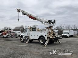 (Plymouth Meeting, PA) Altec DM47B-TR, Digger Derrick rear mounted on 2016 International 4300 Utilit