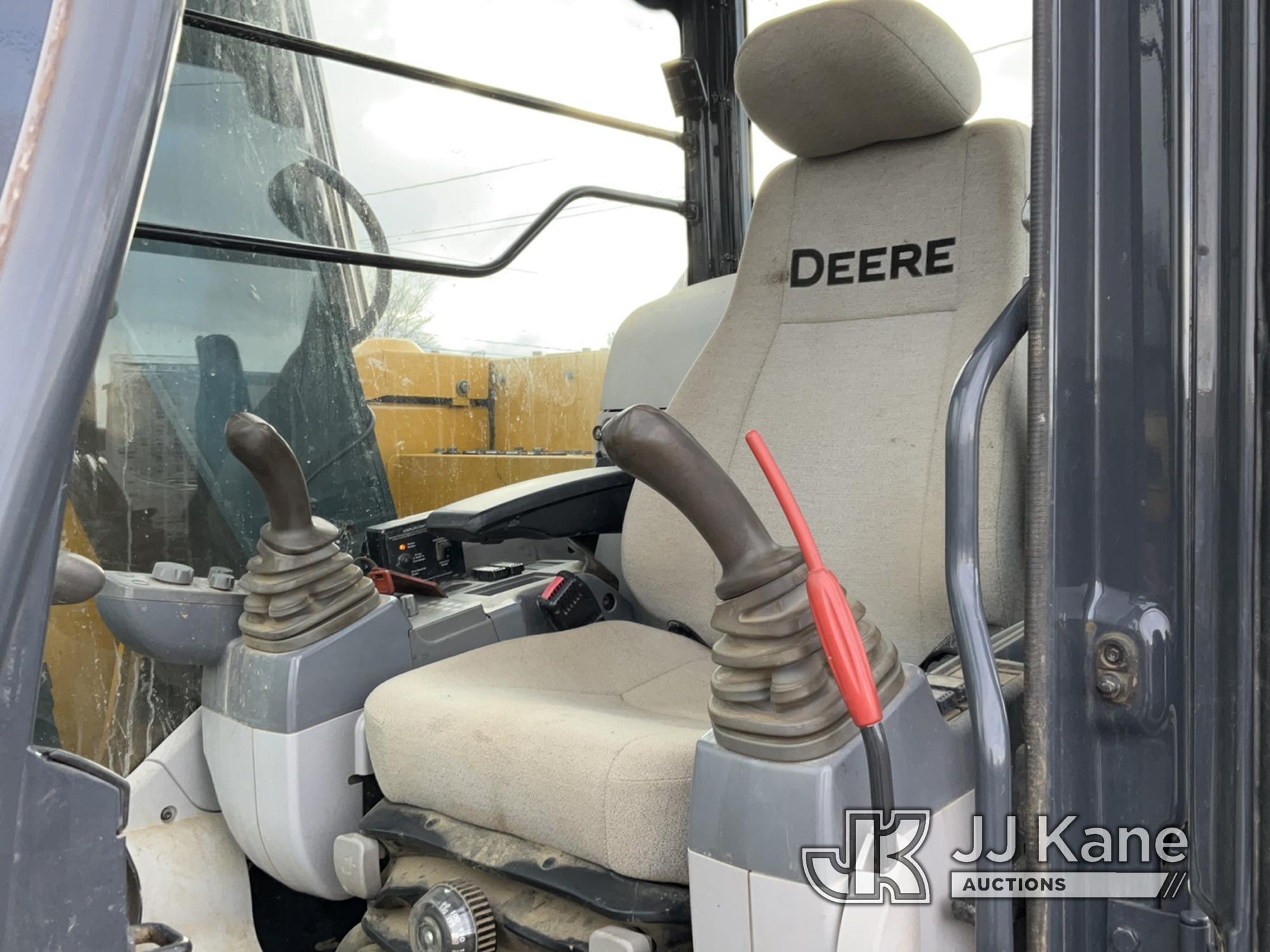 (Rome, NY) 2015 John Deere 135G Hydraulic Excavator Runs, Moves & Operates, Hand Grab Handle Damaged