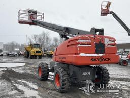 (Rome, NY) 2008 Sky Jack SJ-61T 4x4 Self-Propelled Telescopic Manlift Runs, Moves & Operates