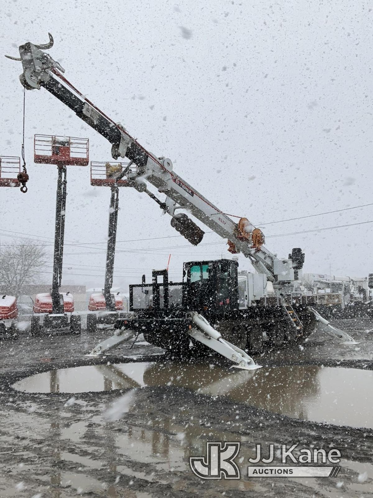 (Rome, NY) Terex/Telelect General, Digger Derrick rear mounted on 2017 Prinoth Panther T16 Crawler A