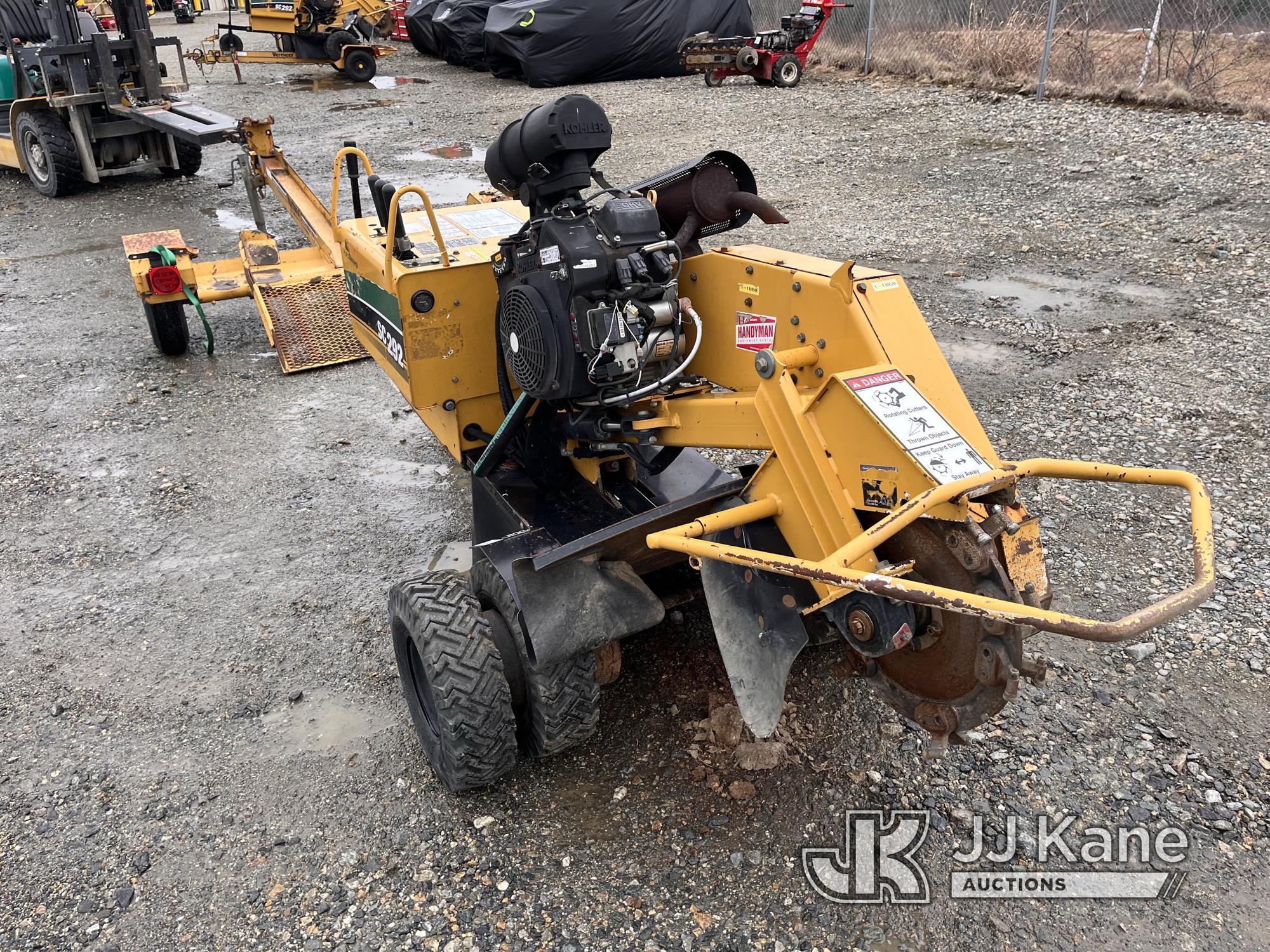 (Shrewsbury, MA) 2014 Vermeer SC292 Stump Grinder No Title) (Runs & Operates