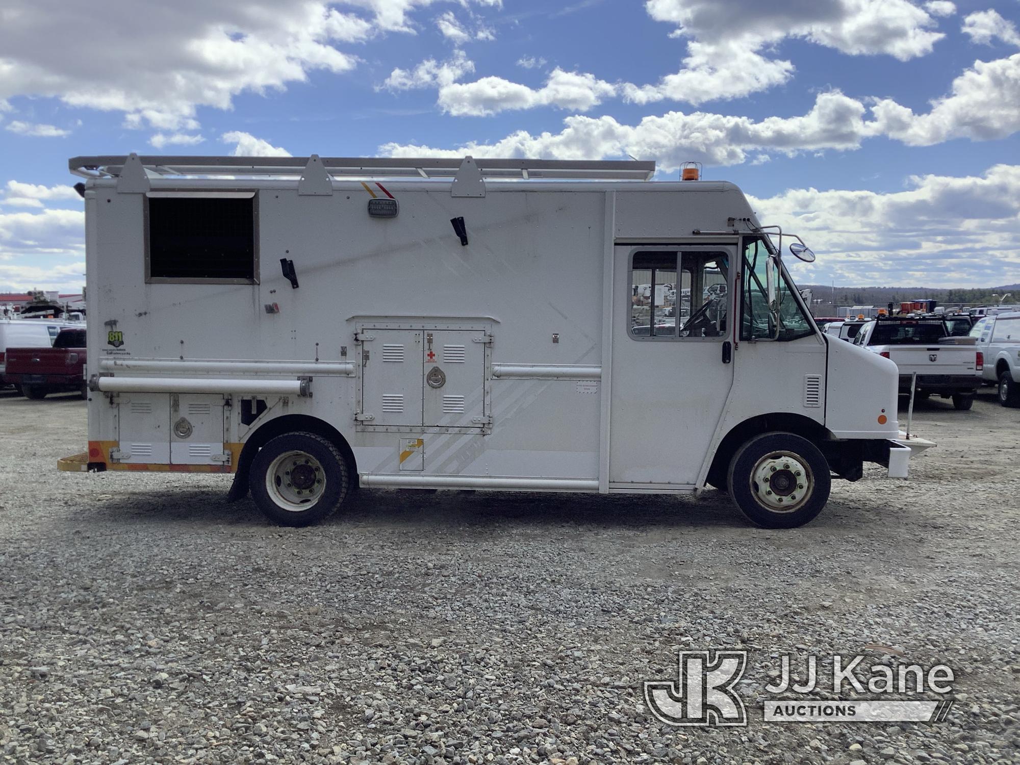 (Shrewsbury, MA) 2016 Freightliner MT45 Step Van Runs & Moves) (Generator Runs, Rust Damage