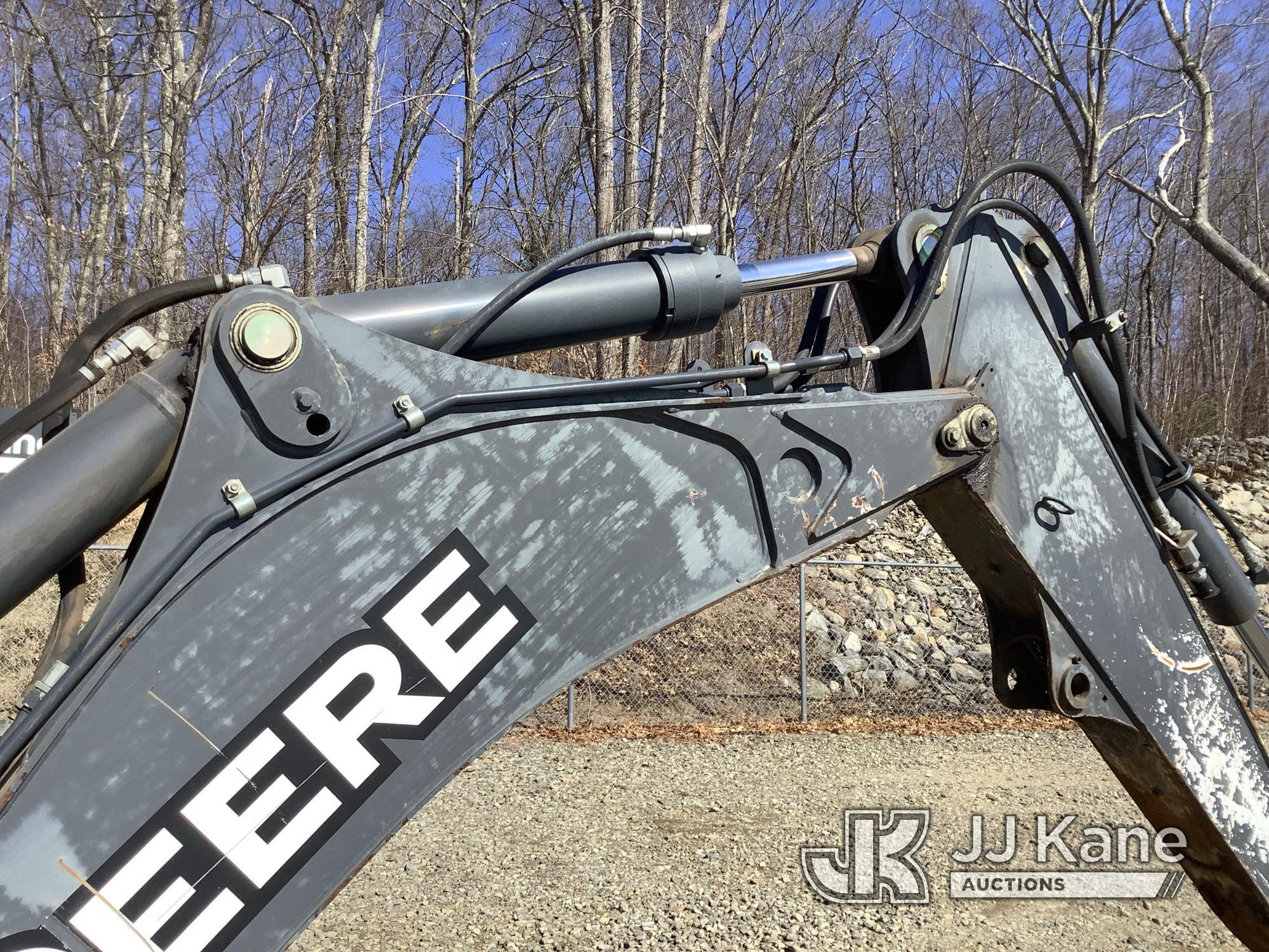 (Shrewsbury, MA) 2011 John Deere 310SJ Tractor Loader Backhoe No Title) (Runs, Moves & Operates) (Ba