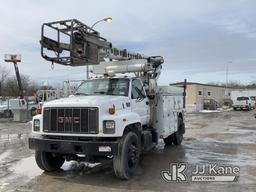 (Rome, NY) Telsta T40C, Telescopic Non-Insulated Cable Placing Bucket Truck mounted on 2001 GMC C750
