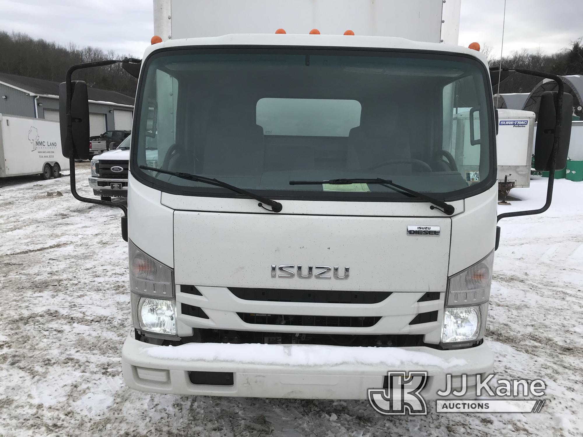 (Smock, PA) 2019 Isuzu NPR Van Body Truck Runs & Moves