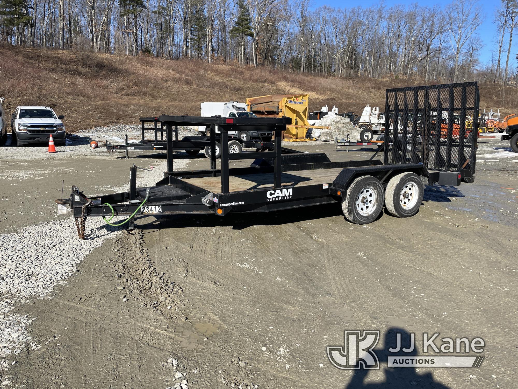 (Shrewsbury, MA) 2015 Cam Superline 3CAM16 T/A Tagalong Equipment Trailer