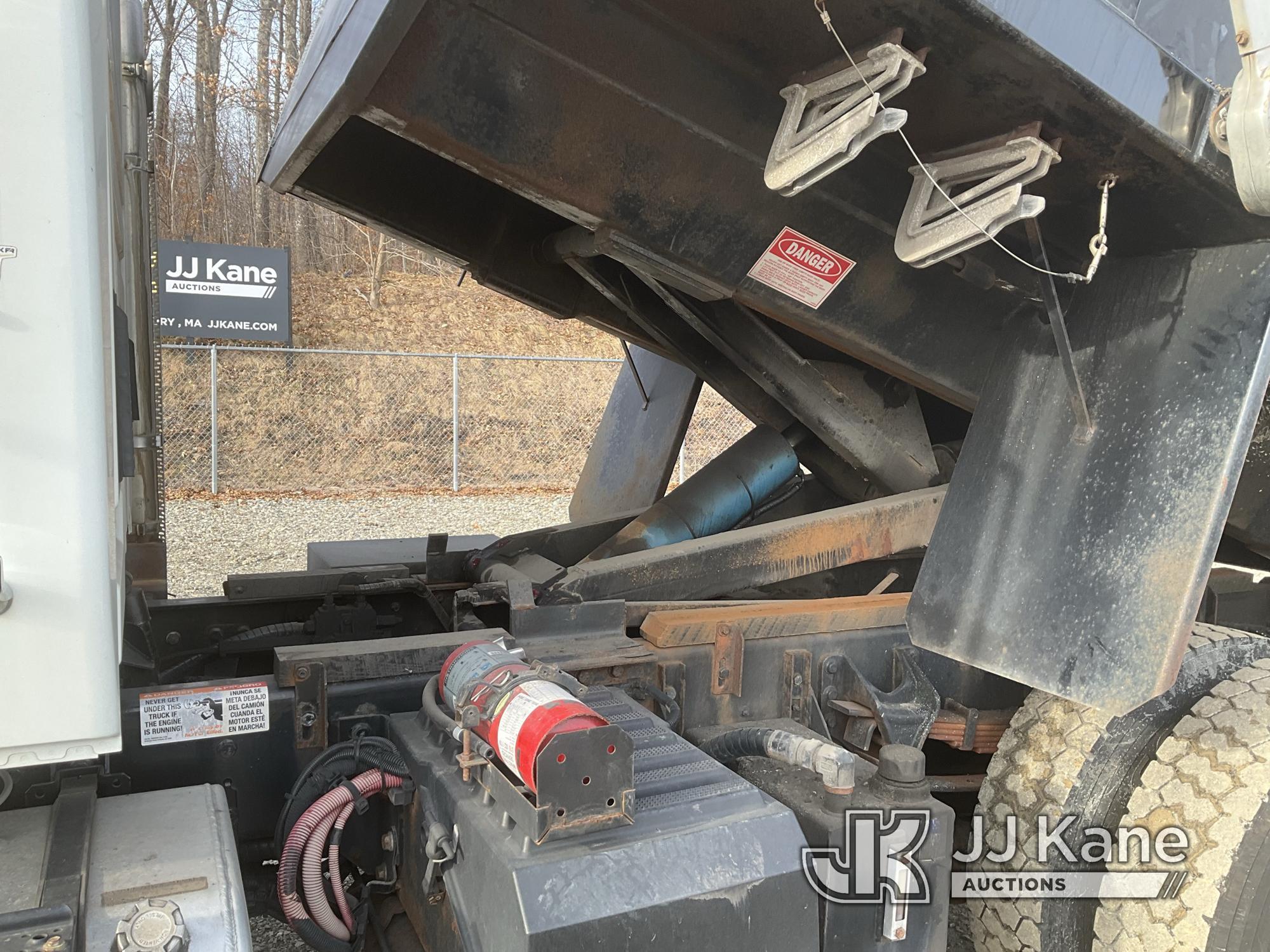 (Shrewsbury, MA) 2016 International 7400 Dump Truck Runs, Moves & Dump Operates) (Check Engine Light