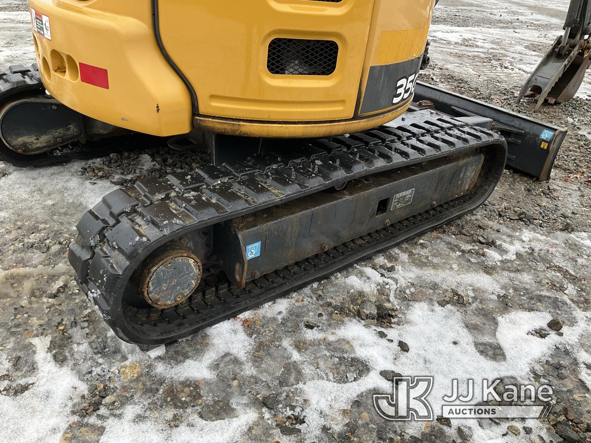 (Shrewsbury, MA) 2017 John Deere 35G Mini Hydraulic Excavator Runs, Moves & Operates