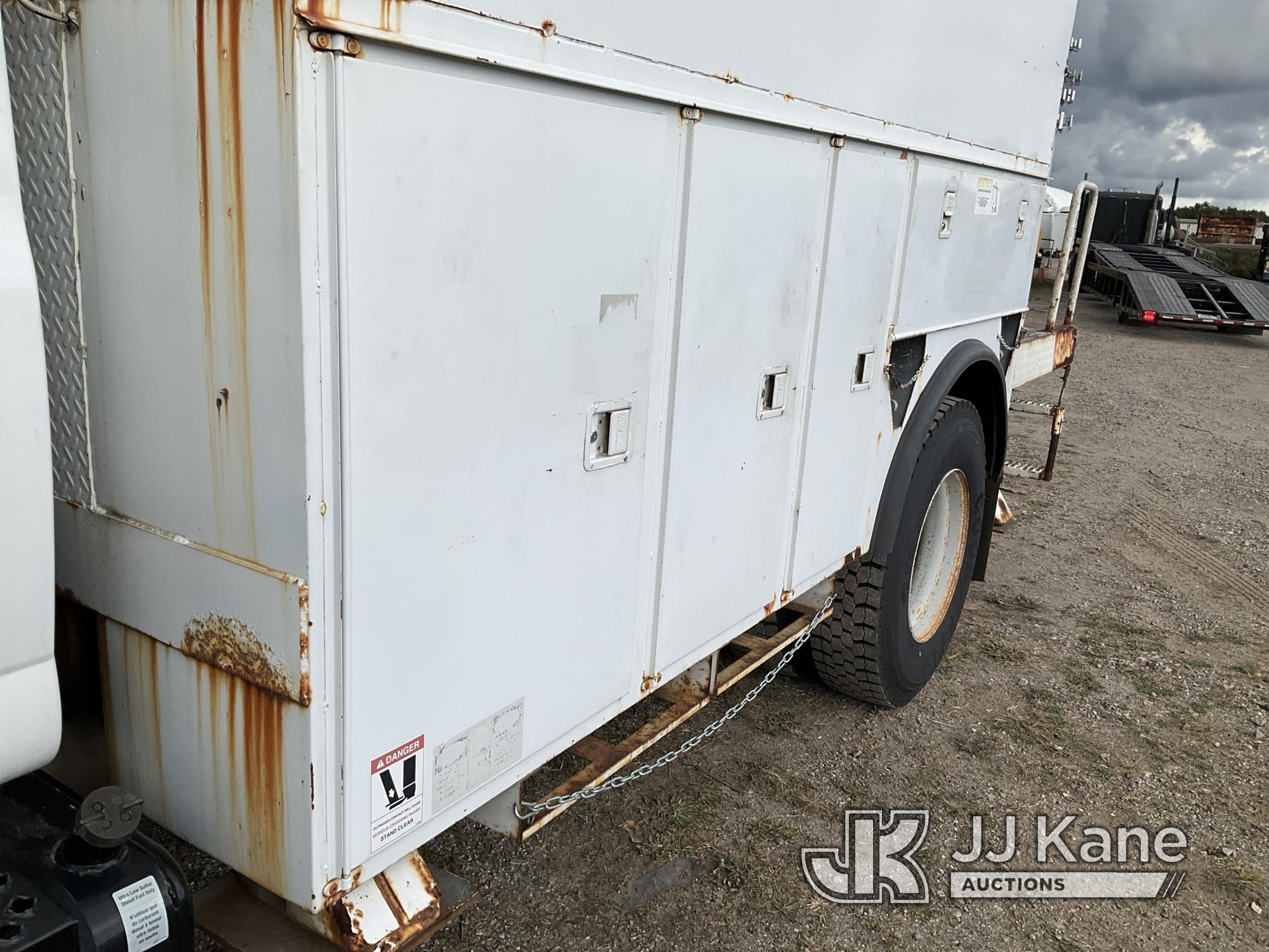 (Bellport, NY) Terex/Telelect XL4050, Digger Derrick corner mounted on 2006 GMC C8500 Utility Truck