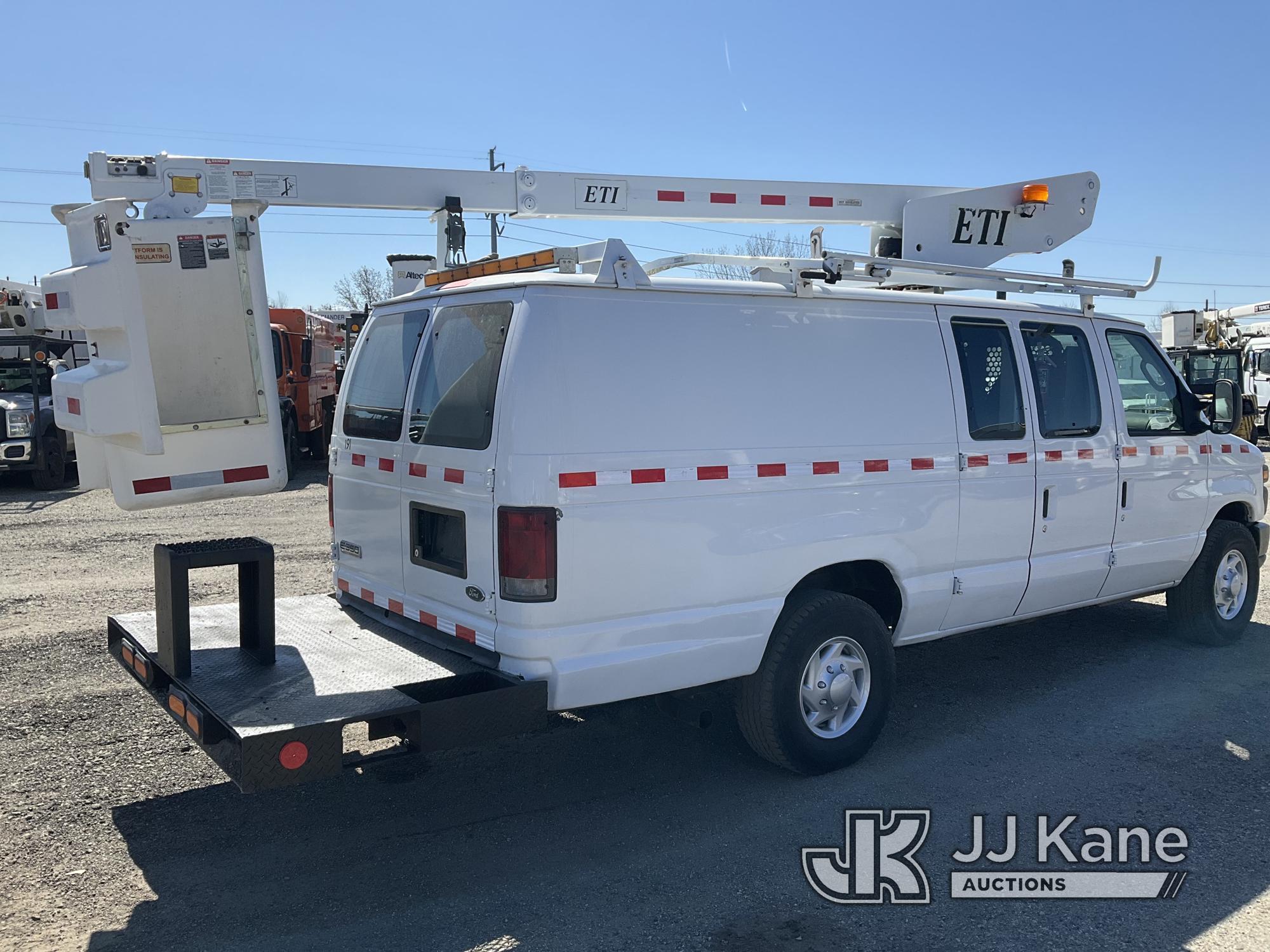 (Plymouth Meeting, PA) ETI ETT29-SNV, Telescopic Non-Insulated Bucket Van mounted on 2008 Ford E350