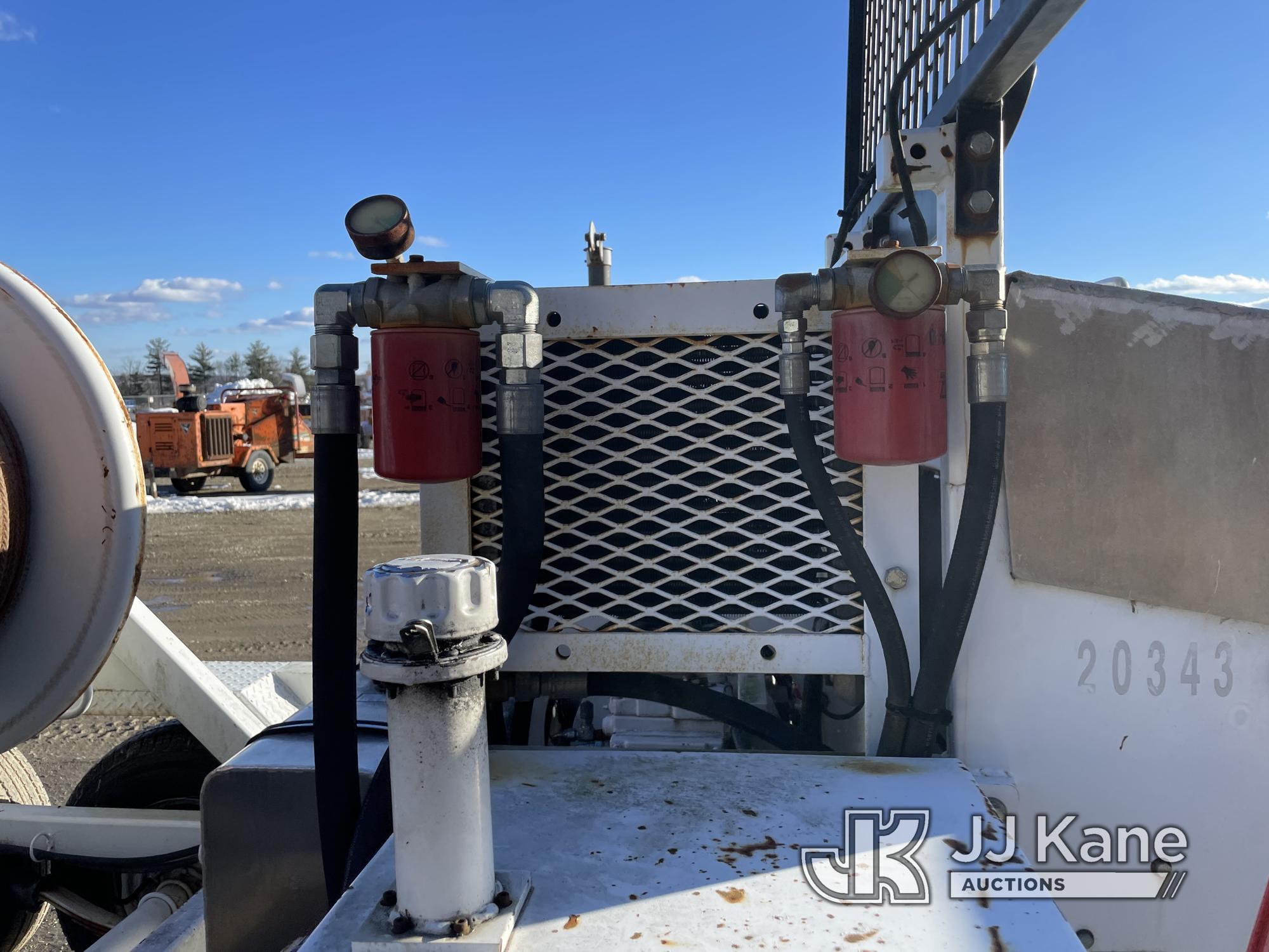 (Shrewsbury, MA) 2013 TSE DPT-30 Single-Drum Puller, trailer mtd Runs & Operates) (Rust Damage